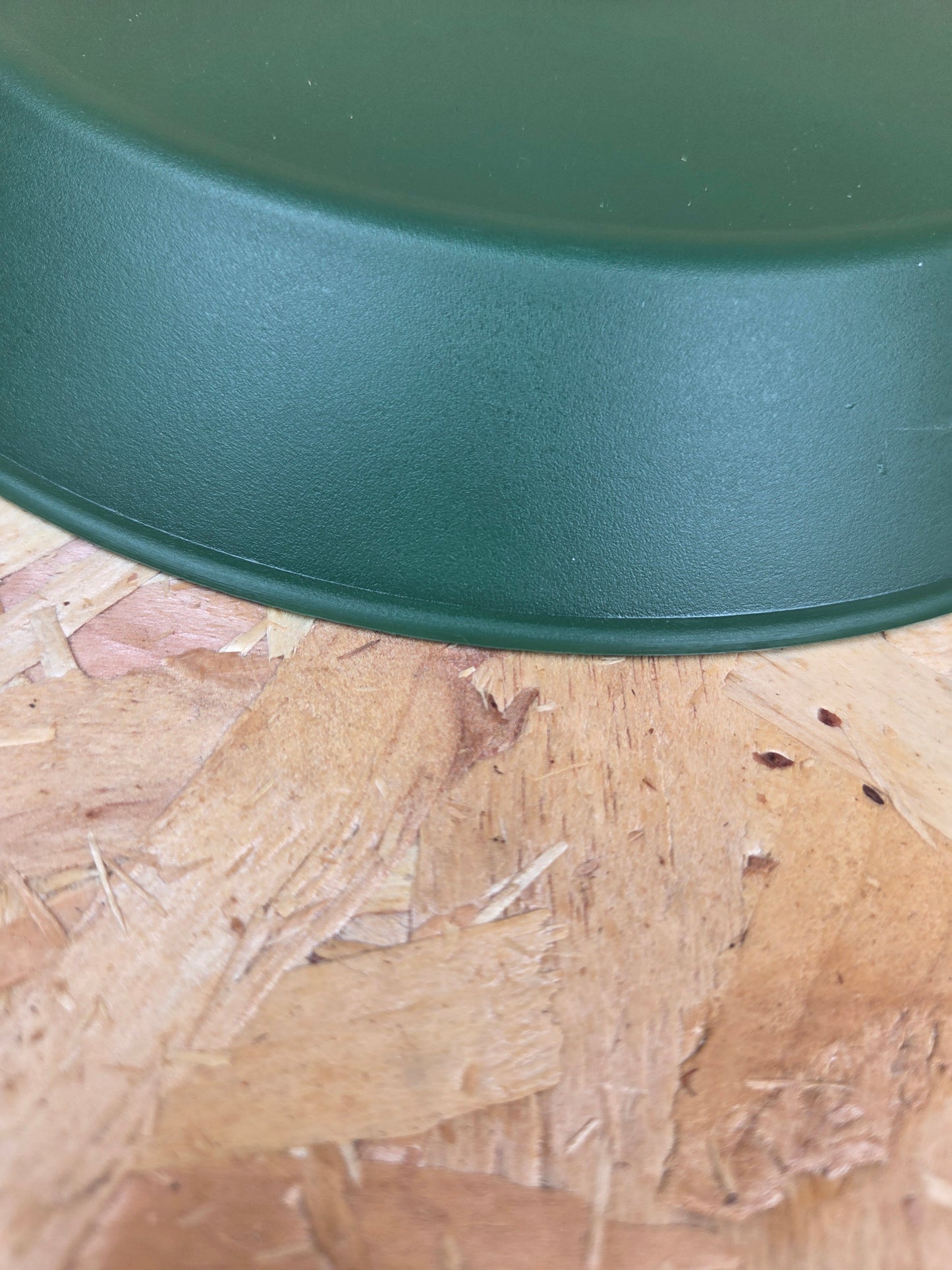 Plastic Cadet Plate Olive Green Camping Picnic Caravan Dish 24cm