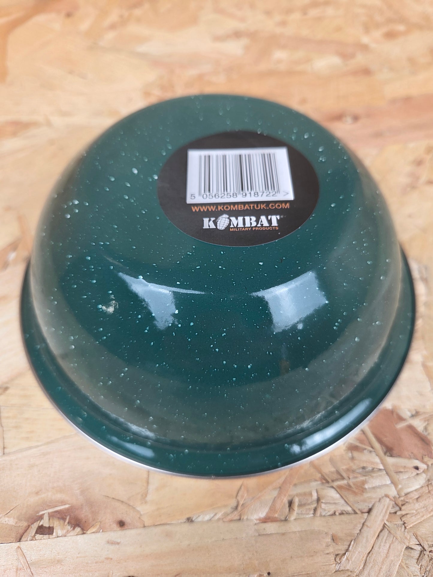 Enamel Military Green Bowl Camping Picnic Caravan Enamel Dish 16cm
