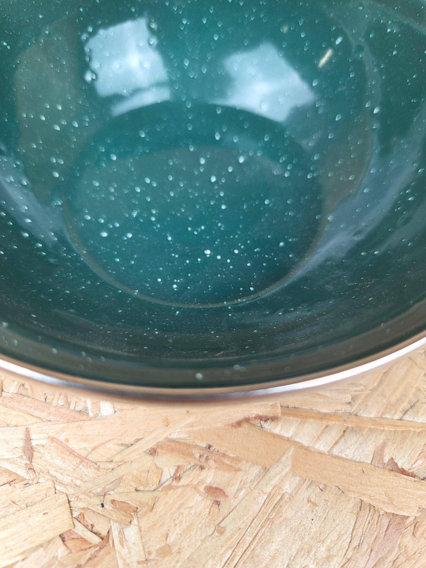Enamel Military Green Bowl Camping Picnic Caravan Enamel Dish 16cm