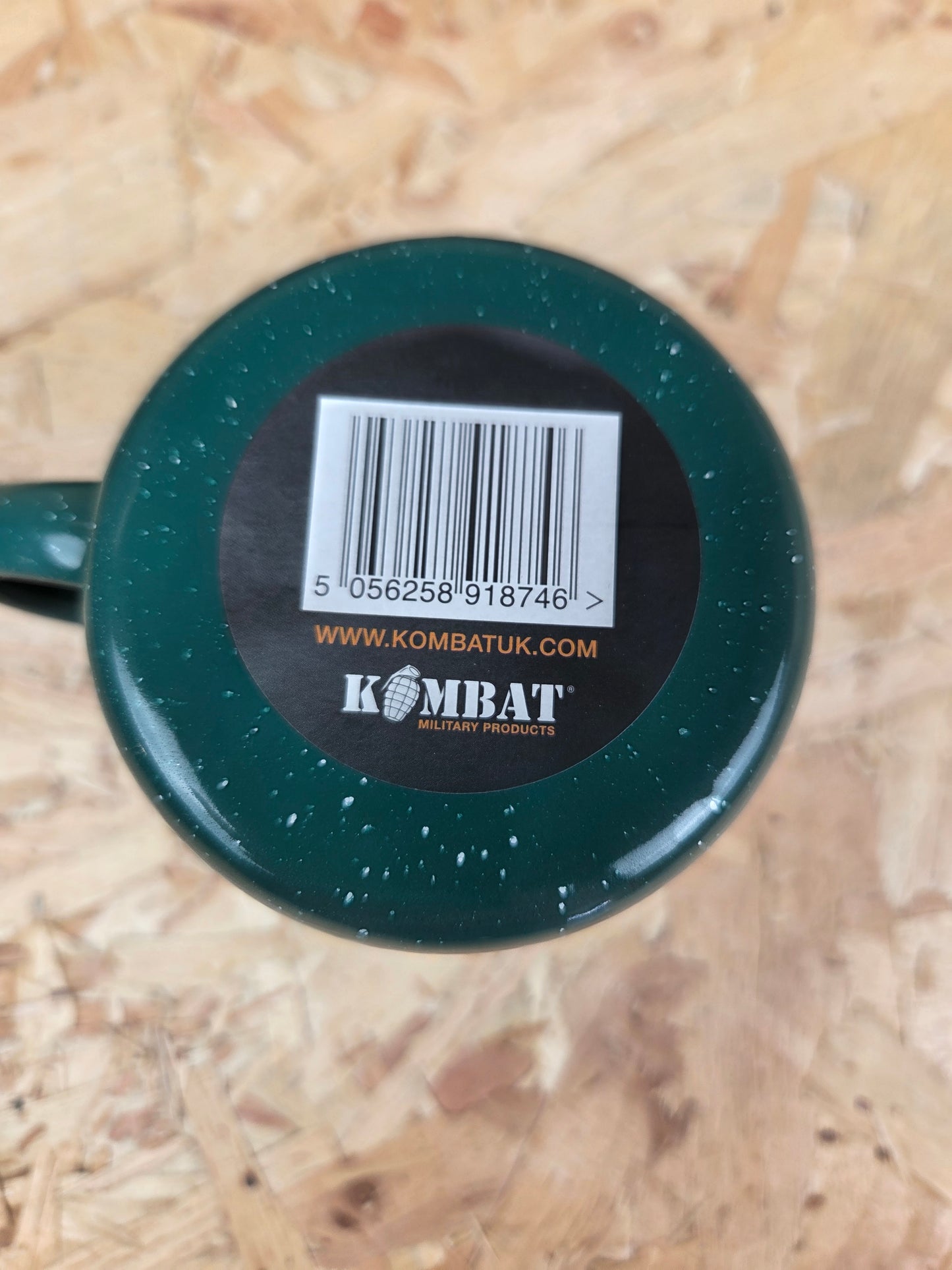 Enamel Military Green Mug Fishing Camping Picnic Caravan Cadet Cup 350ml