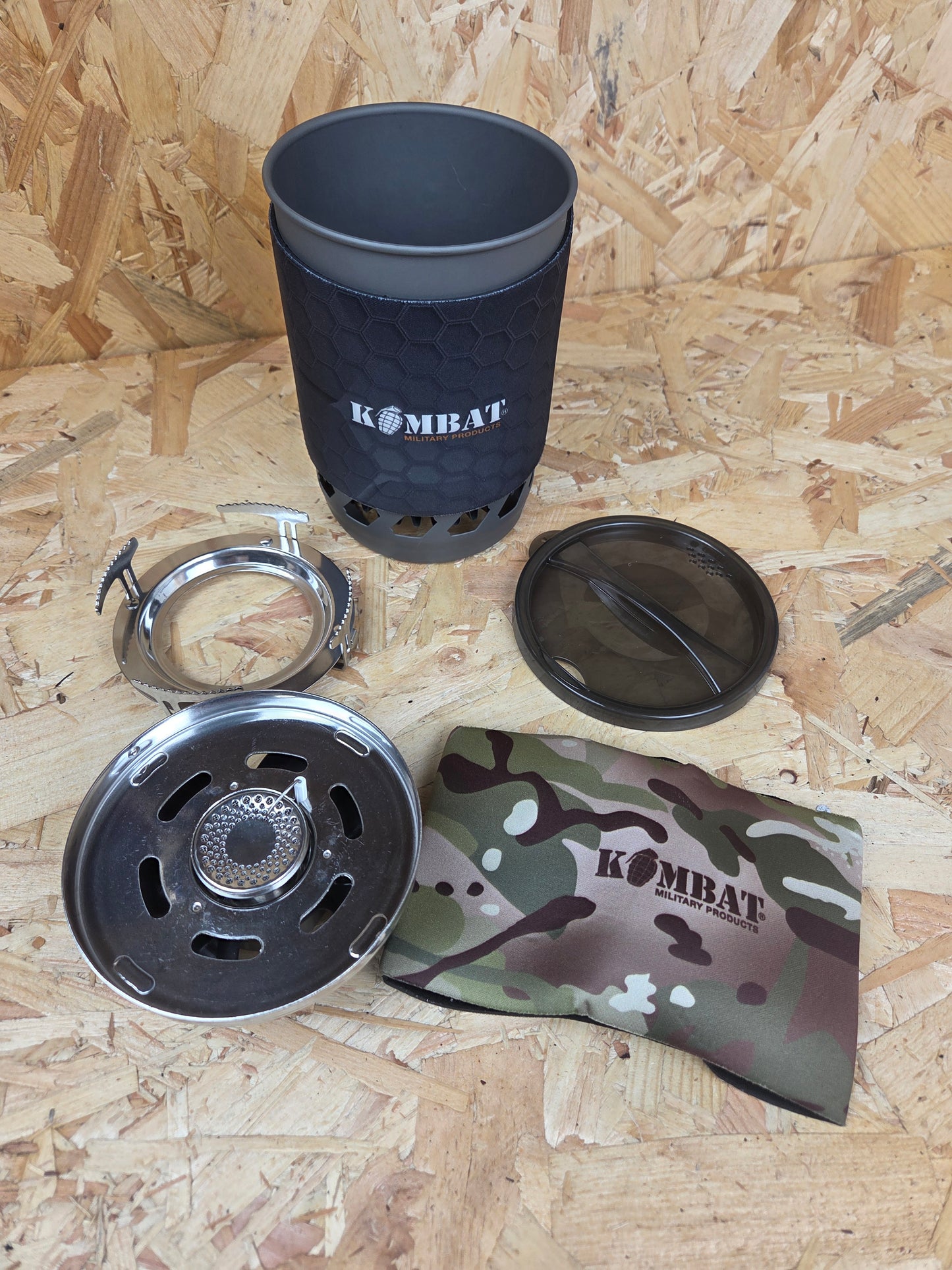 Cyclone Stove Windproof Cooking Camping Cadet Hiking Outdoors Hob 1100ml