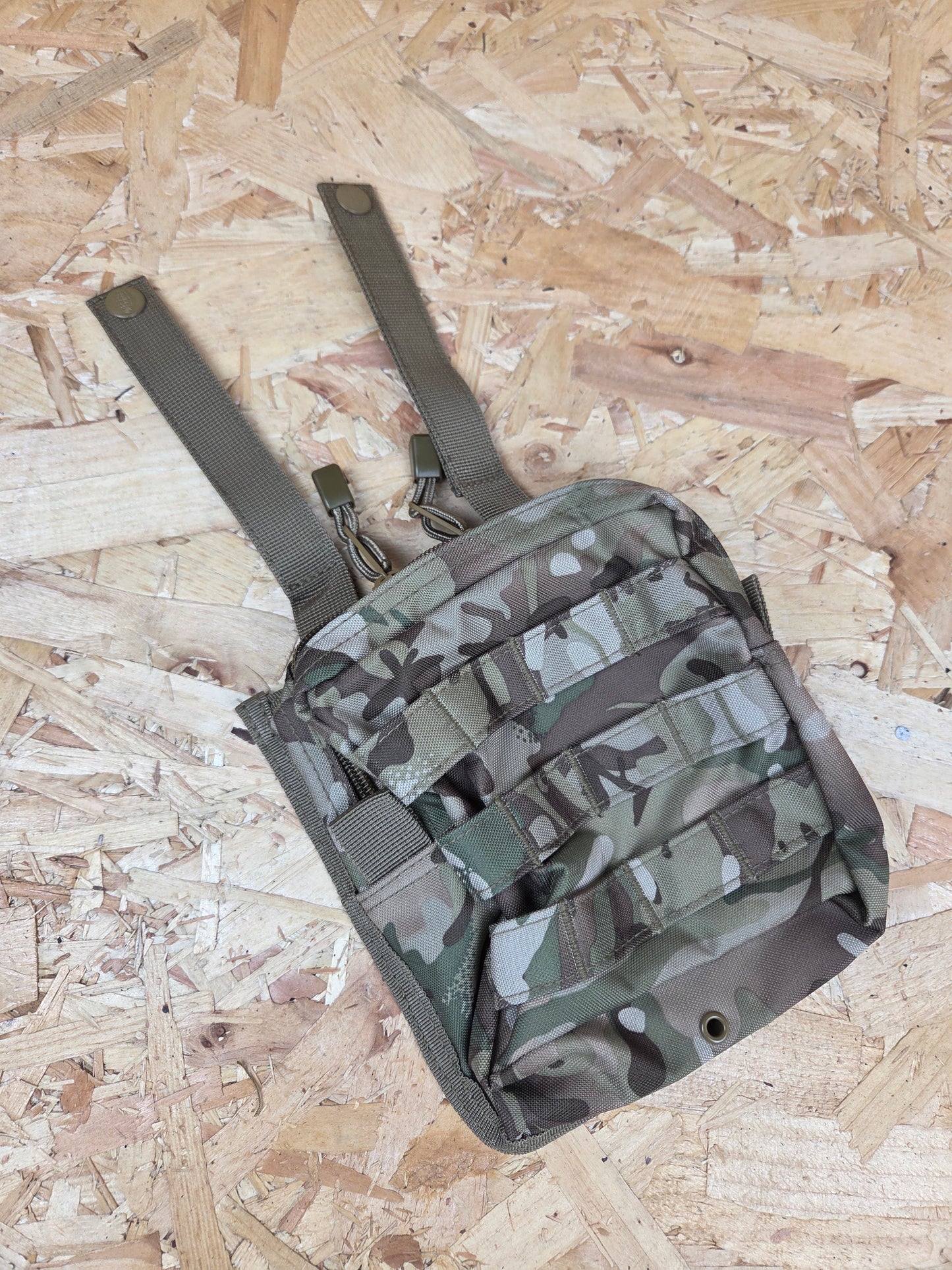 Molle BTP Utility Pouch Camouflage Green Military Style Pouch Load Carrying Medium