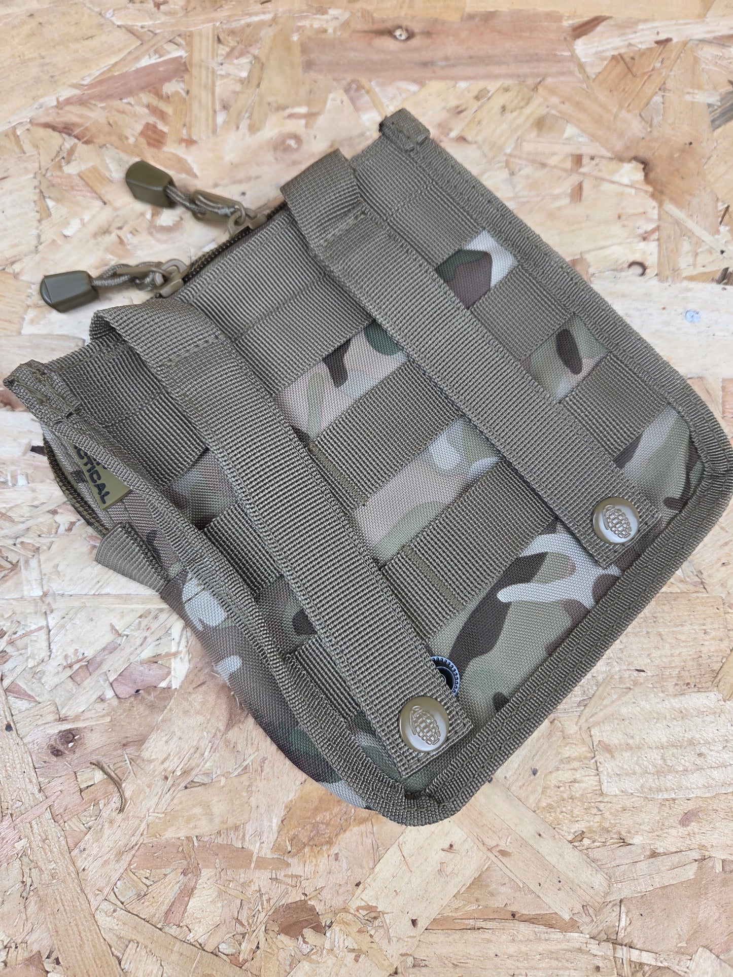 Molle BTP Utility Pouch Camouflage Green Military Style Pouch Load Carrying Medium