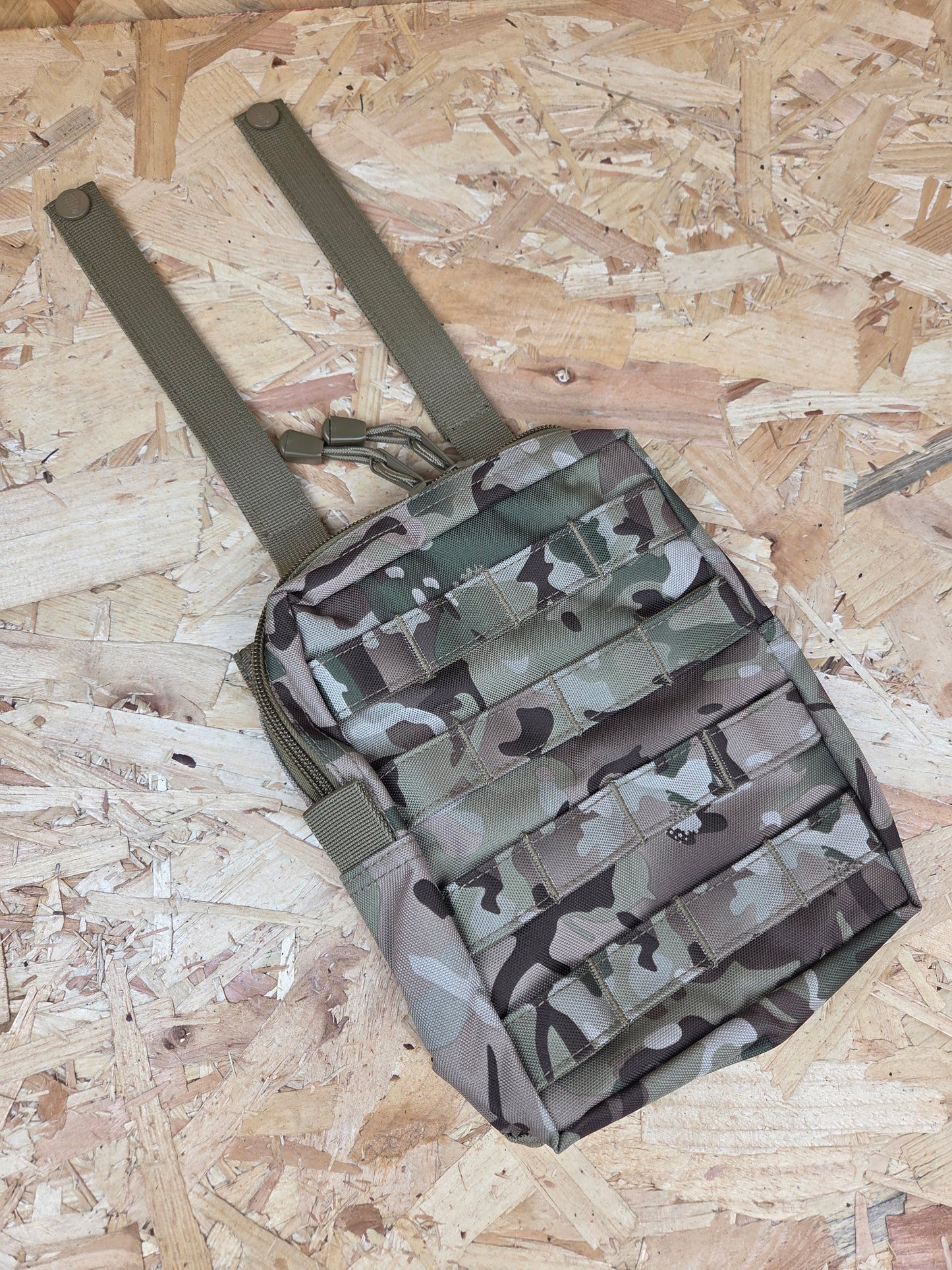Molle BTP Utility Pouch Camouflage Green Military Style Pouch Load Carrying Large
