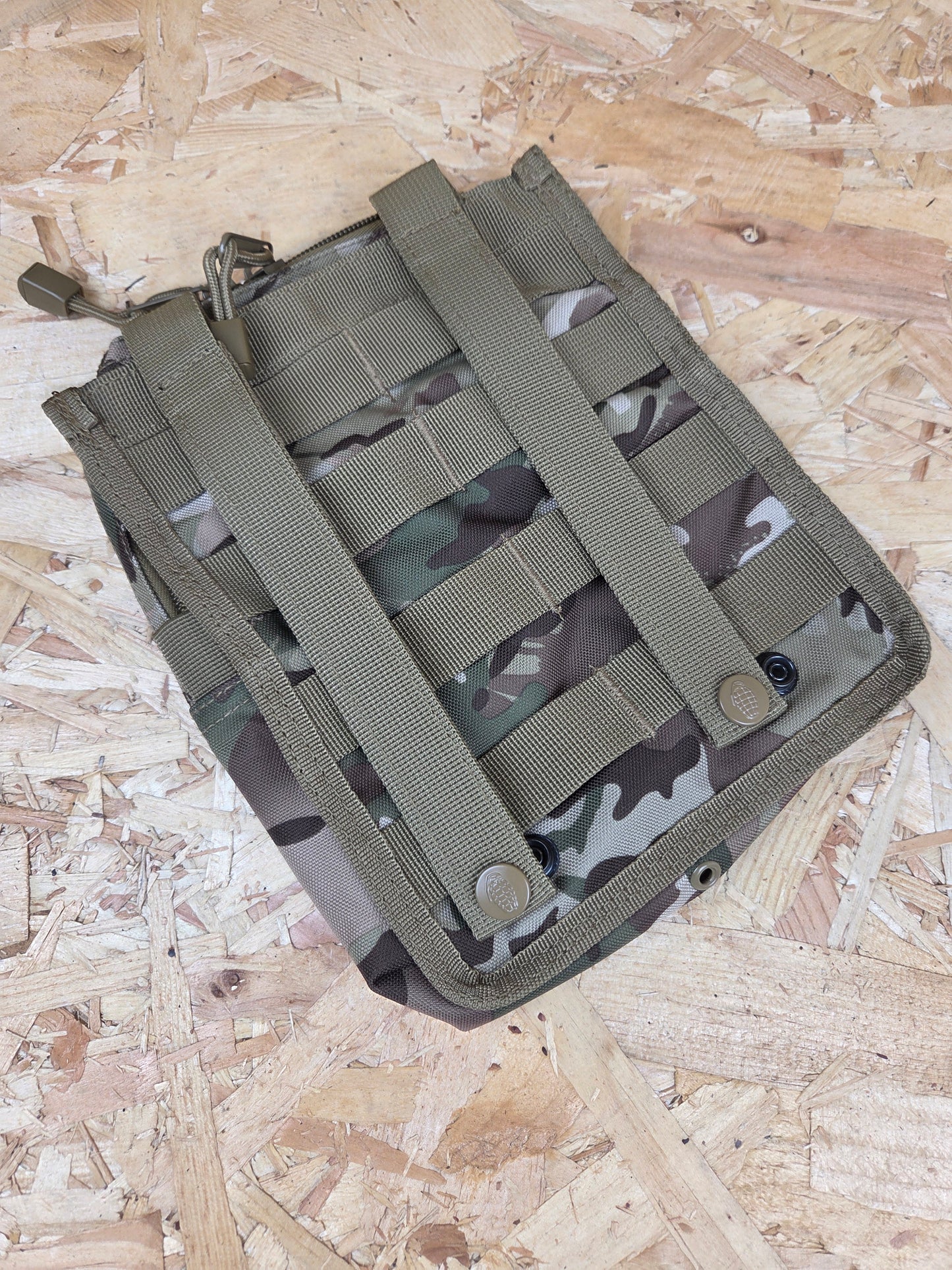 Molle BTP Utility Pouch Camouflage Green Military Style Pouch Load Carrying Large