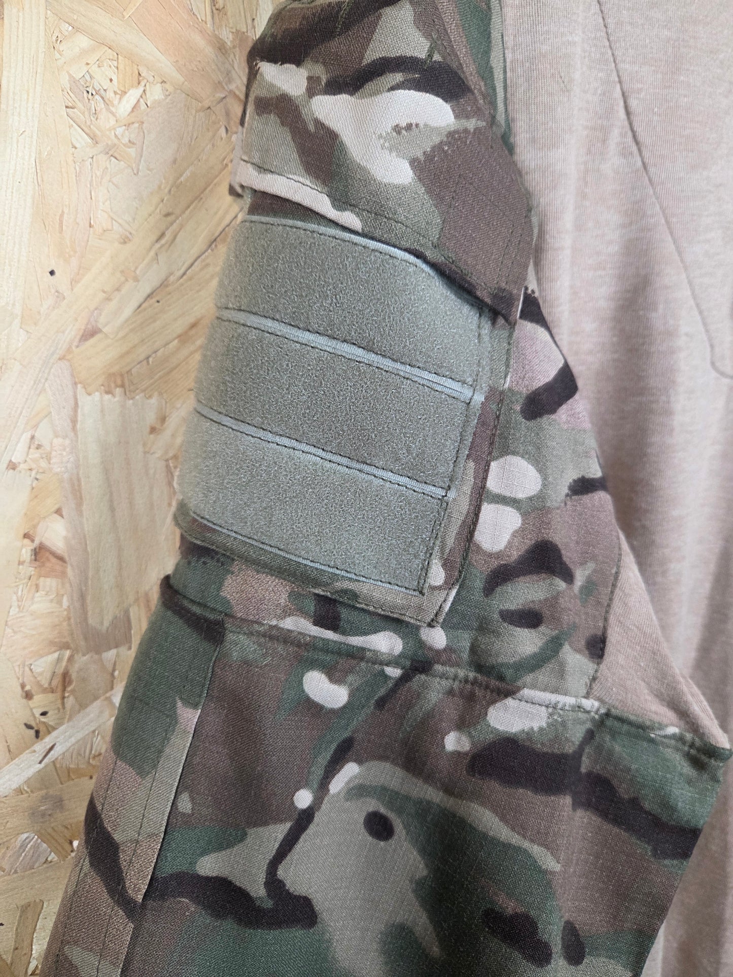 Military UBACS Desert BTP Camouflage Combat Cadet Quarter Zip Paintball Shirt Tactical Airsoft Top