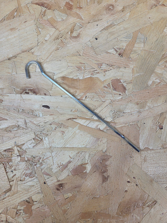 Tent Pegs Pack of 10 Bash Bivi Tarp Camping Equipment Ground Steel Stakes 175mm x 3mm