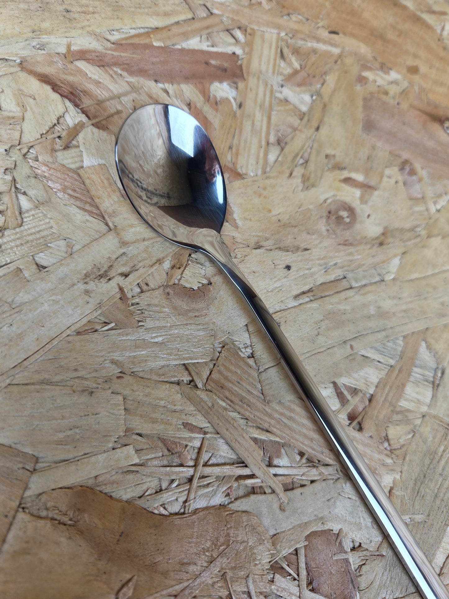 Combat Ration Pack Spoon Stainless Steel Long Handle Camping Bushcraft Mess Tin Eating Spoon