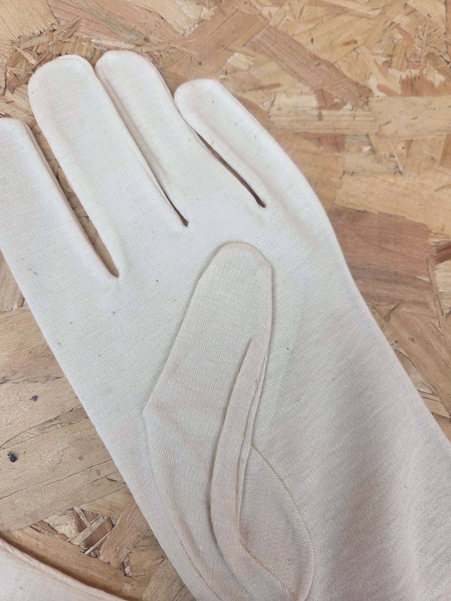 Genuine British Military NBC Glove Liners White Cotton Inner Gloves Size 9 9½ Vintage 1988