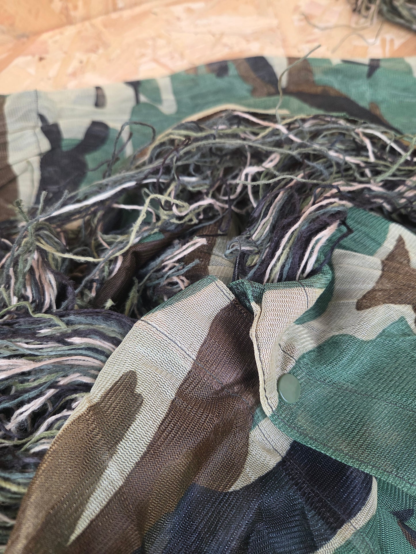 Kids Military Style Ghillie Suit Woodland Camouflage Sniper Bushcraft Airsoft Outfit Fancy Dress