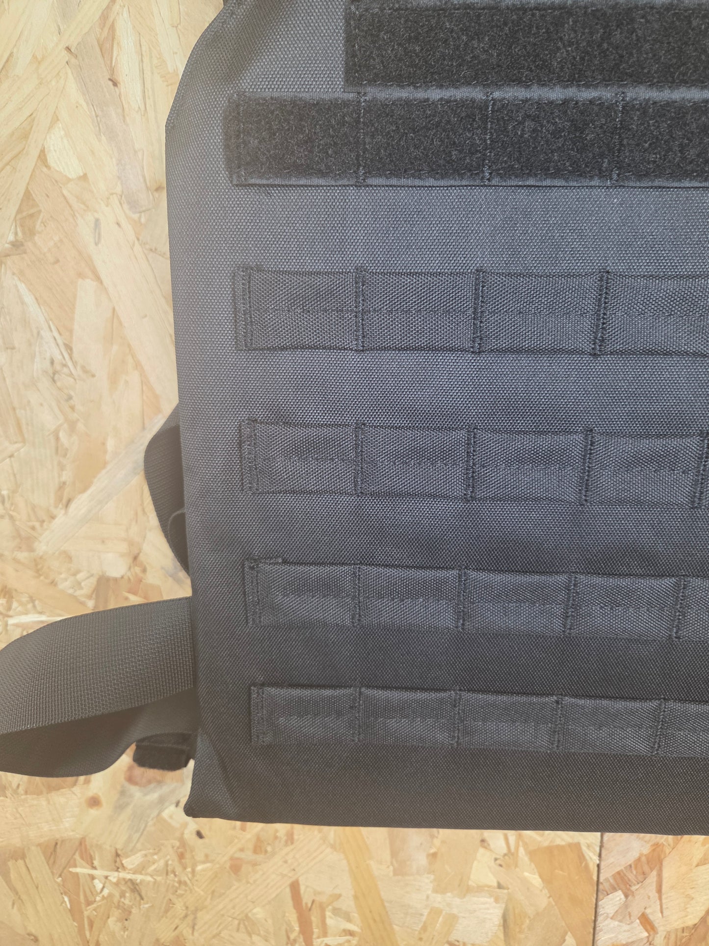 Molle Plate Carrier Vest Black Military Style Load Bearing Tactical Paintball Airsoft