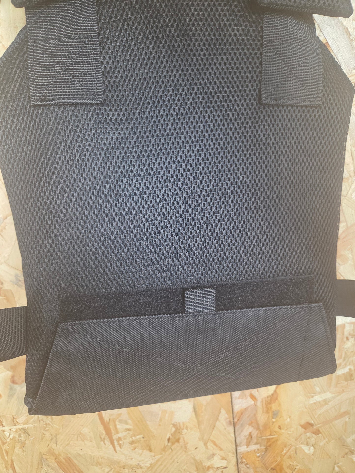 Molle Plate Carrier Vest Black Military Style Load Bearing Tactical Paintball Airsoft