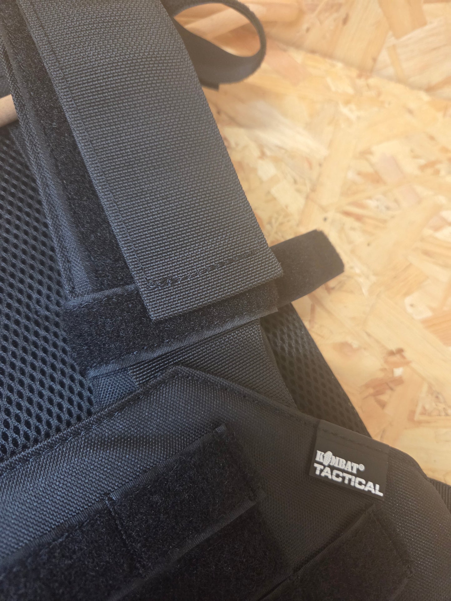 Molle Plate Carrier Vest Black Military Style Load Bearing Tactical Paintball Airsoft