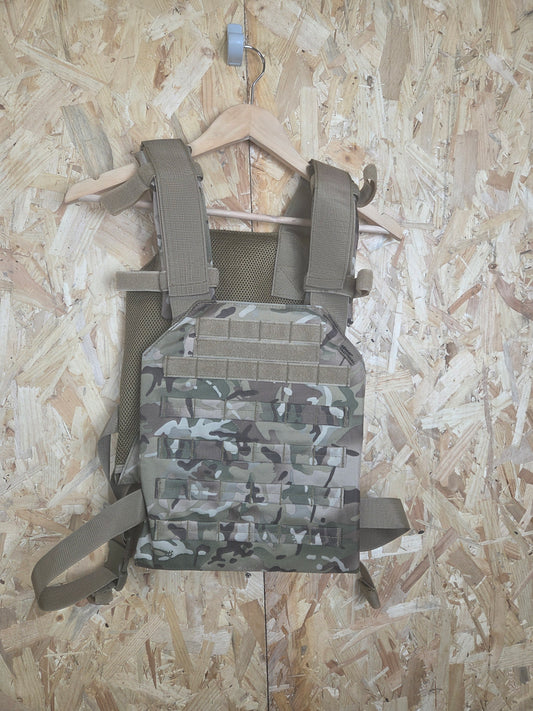 Molle Plate Carrier Vest BTP Military Style  Camouflage Load Bearing Tactical Paintball Airsoft