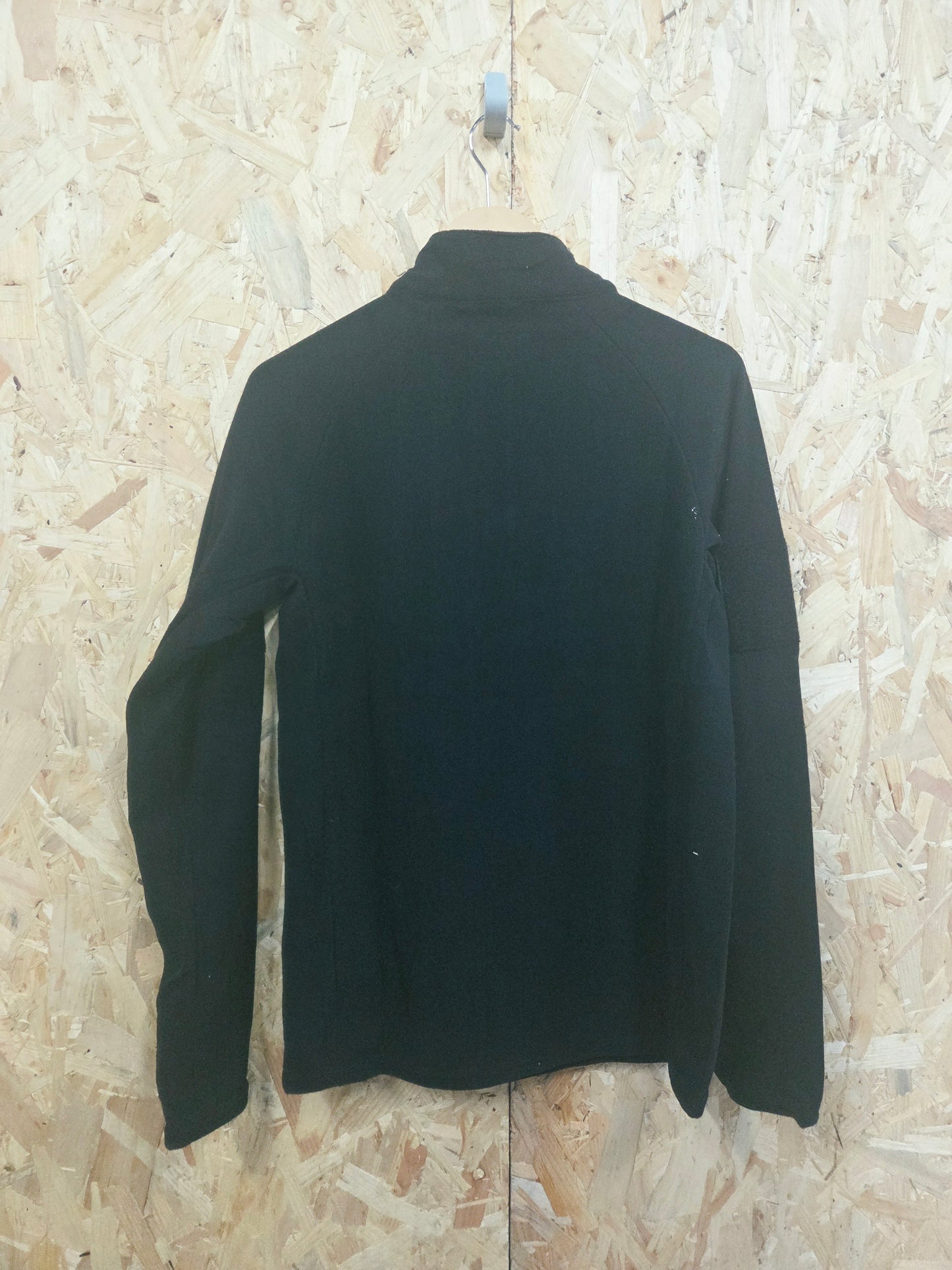 Mid Layer Thermal Fleece Military Quarter Zip Black Hiking Camping Top Lightweight Tactical