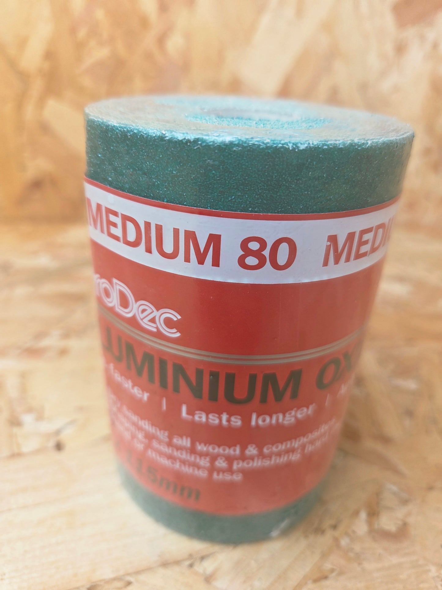 Aluminium Oxide Sandpaper Roll Dry Sanding Polishing Metals Hand or Machine Abrasive Paper 80 Medium 5m