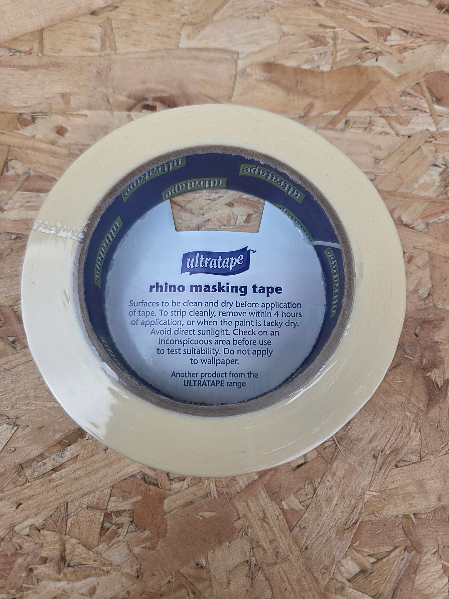 Rhino Masking Tape Easy Peel Painting Decorating Protection Craft Repairs 24mm x 50m