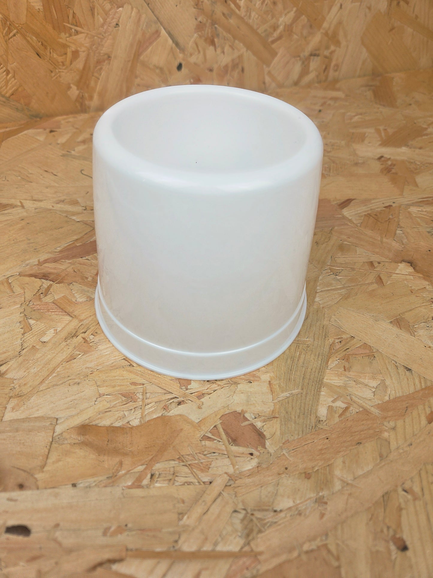 Toilet Brush & Holder Set White Plastic WC Cleaning Tool