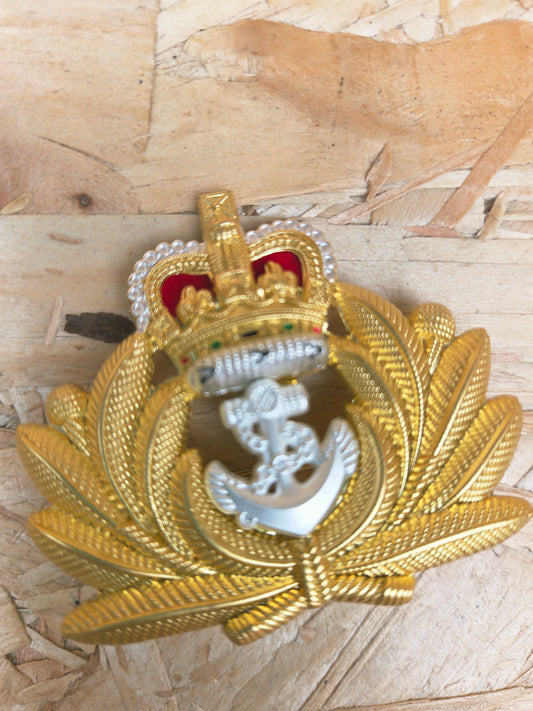 Genuine Royal Navy Chief Petty Officer Cap Badge Hat Pin Insignia 8455-99-974-2374