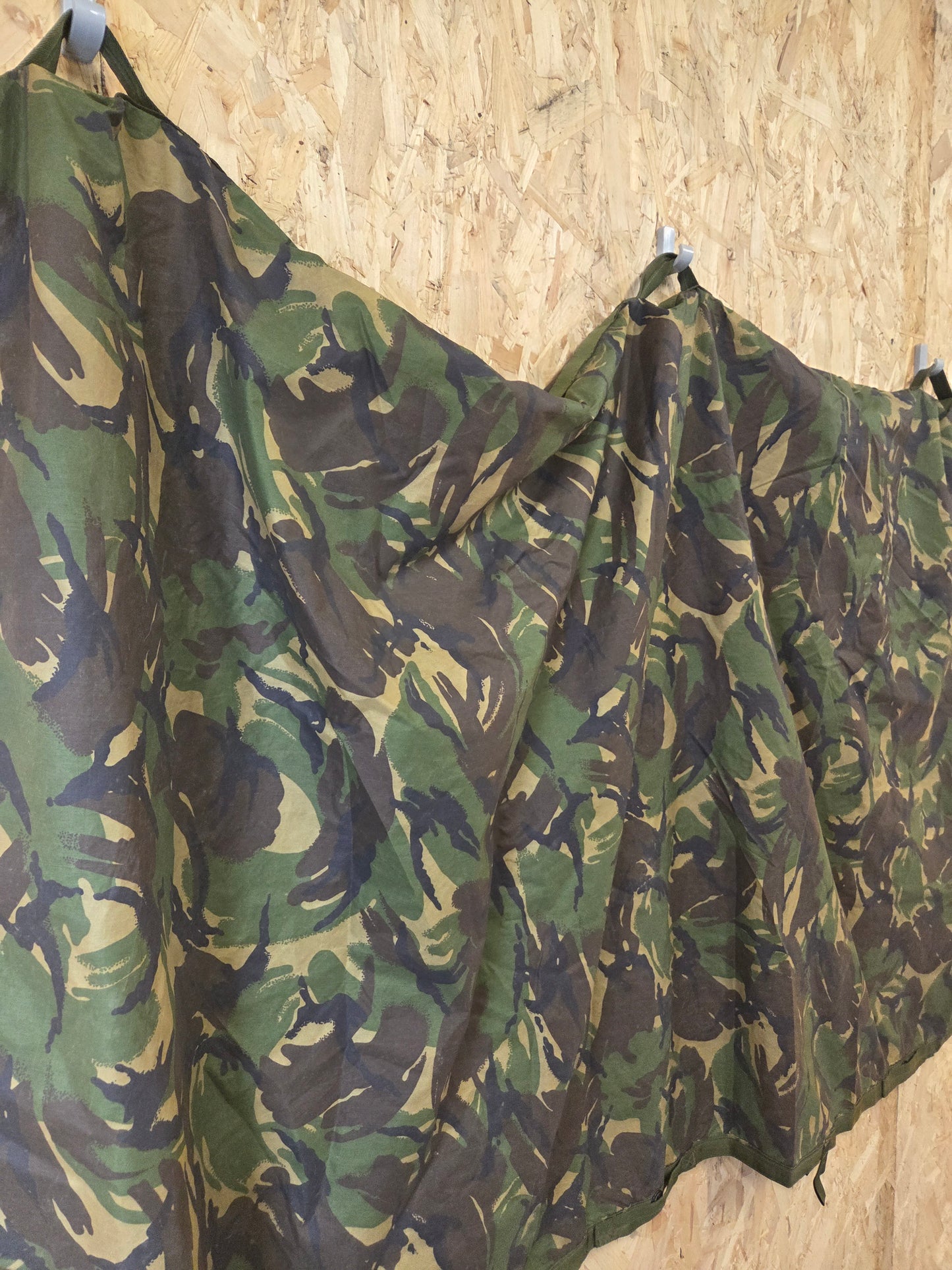 British Army DPM Basha Woodland Camouflage Genuine Military Waterproof Fishing Camping Shelter Sheet Bushcraft Camp