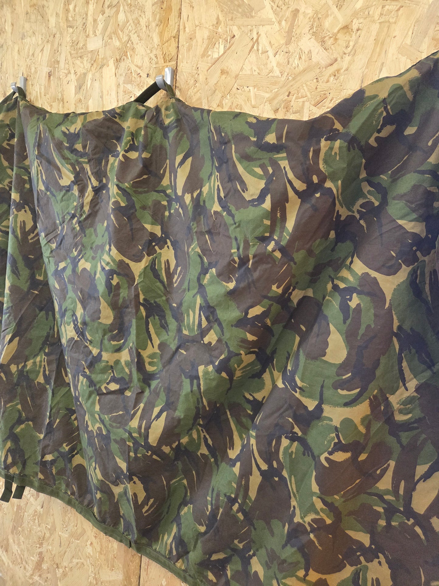 British Army DPM Basha Woodland Camouflage Genuine Military Waterproof Fishing Camping Shelter Sheet Bushcraft Camp