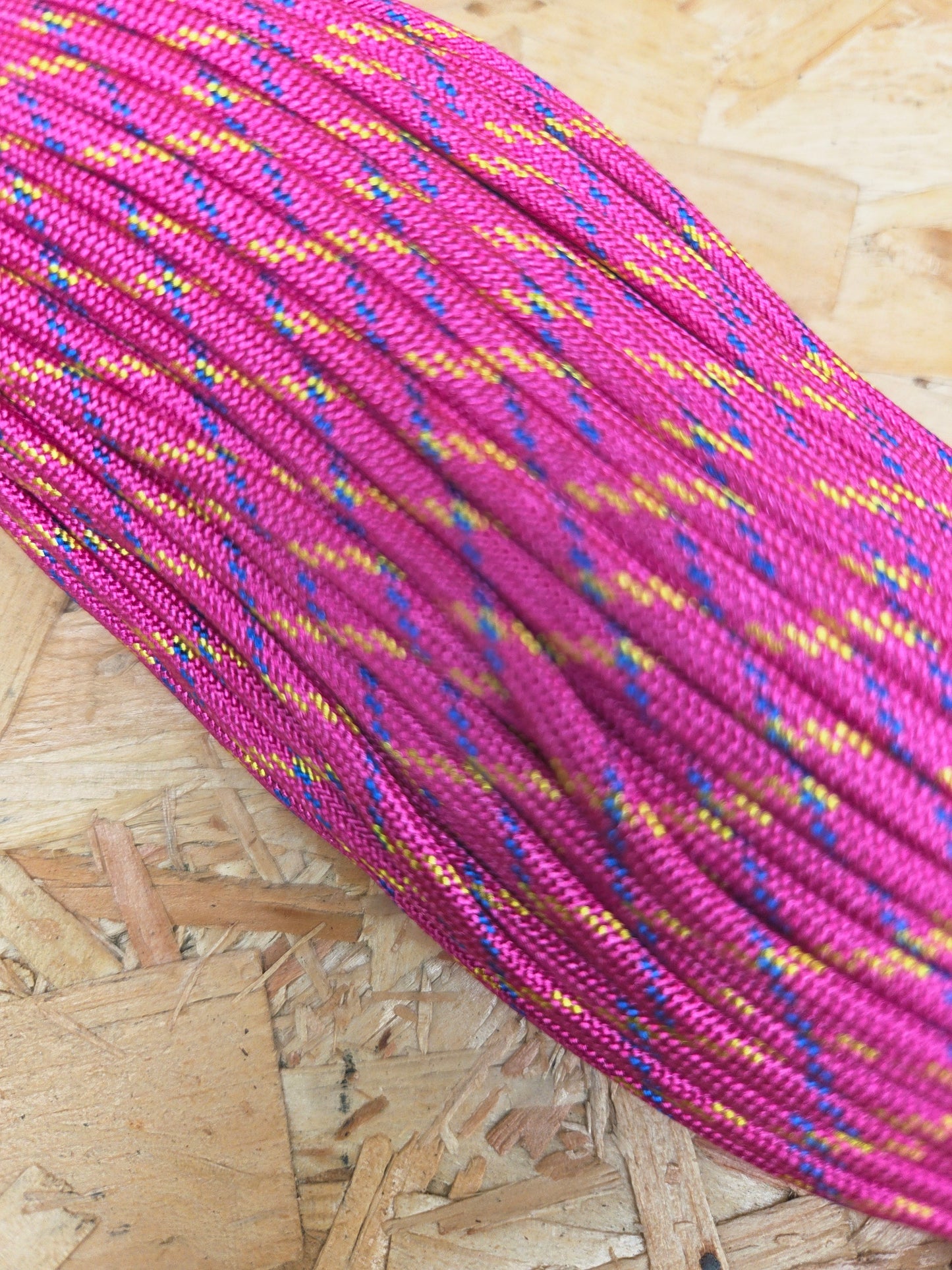 Paracord Cord Retention Loop Basha & Bivi Tent Shelter Rope Bushcraft Line Pink Purple Yellow