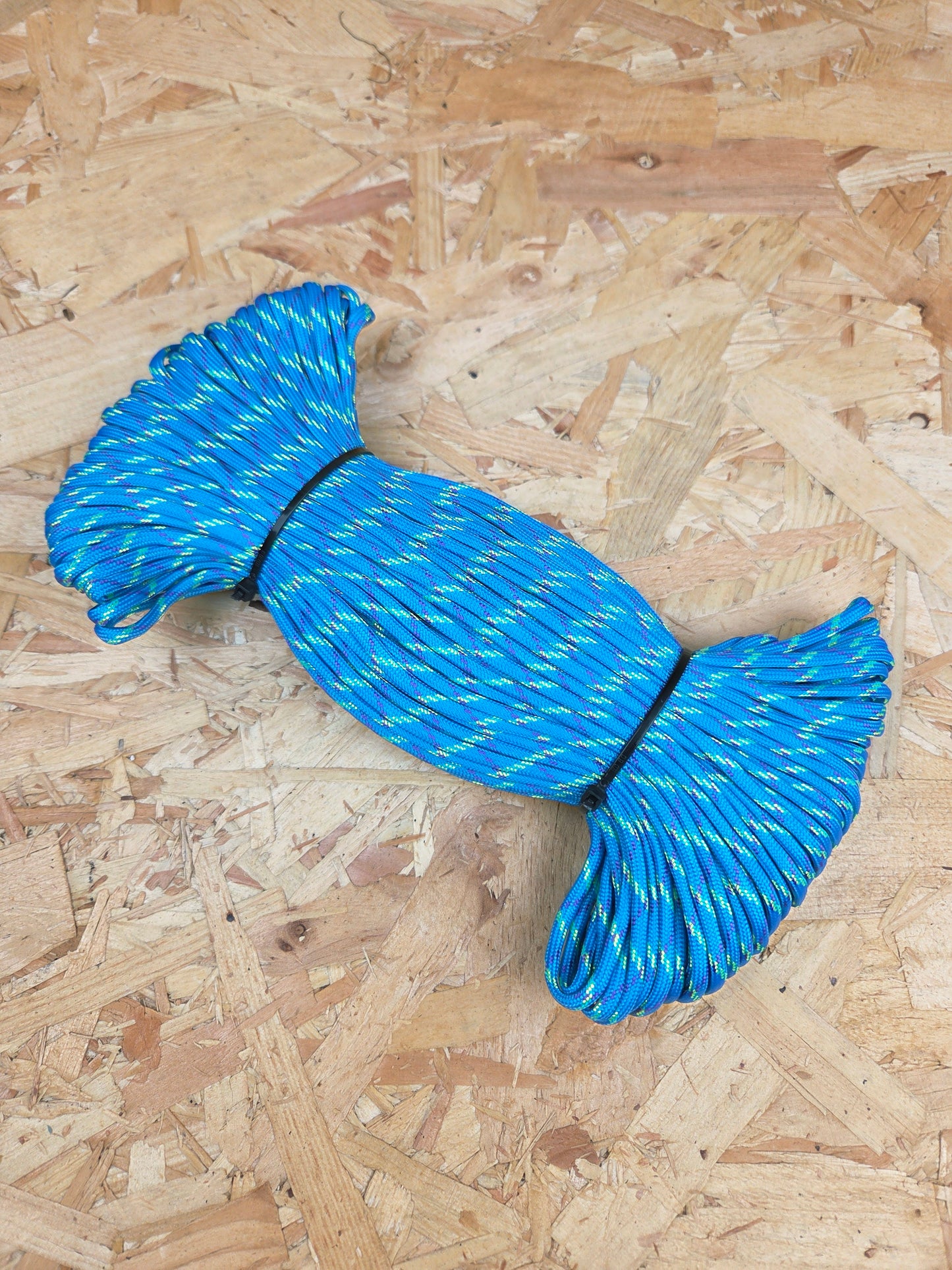 Paracord Cord Retention Loop Basha & Bivi Tent Shelter Rope Bushcraft Line Blue Neon Green & Lilac