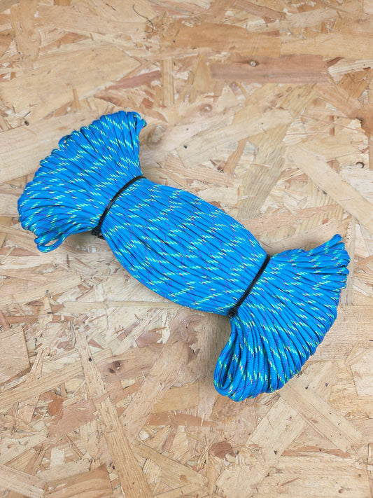 Paracord Cord Retention Loop Basha & Bivi Tent Shelter Rope Bushcraft Line Blue Neon Green & Lilac