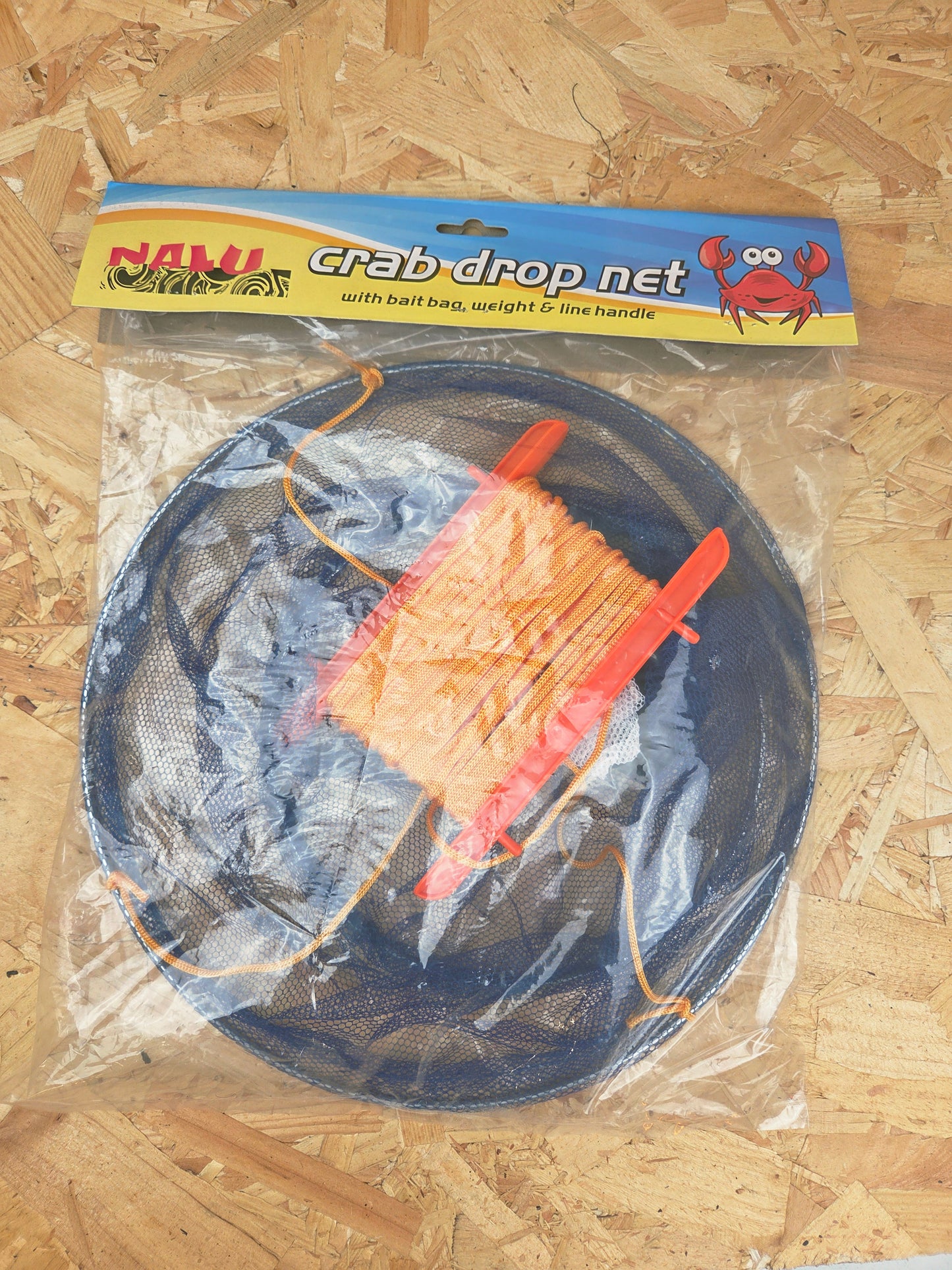 Crab Drop Net With Bait Bag Weighted Crabbing Net Sea Fishing Kit