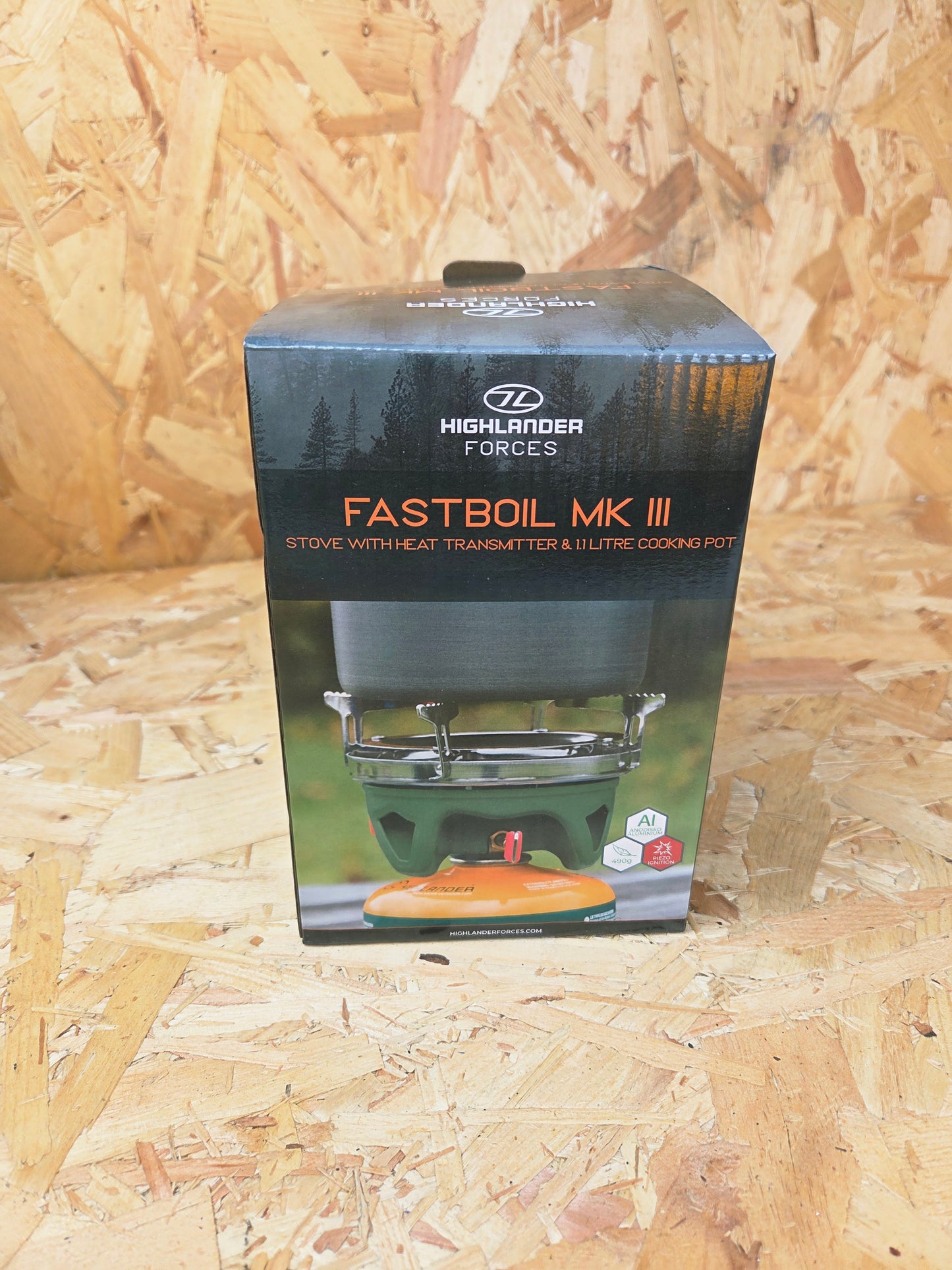Fastboil MK 3 Camping Gas Stove Windproof Cooking Cadet Hiking Outdoors Hob 1.1L