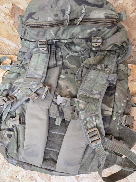 British Army Bergen MK3 MTP Camouflage Backpack Camo Hiking Bag Field Day Bag 90L B Grade