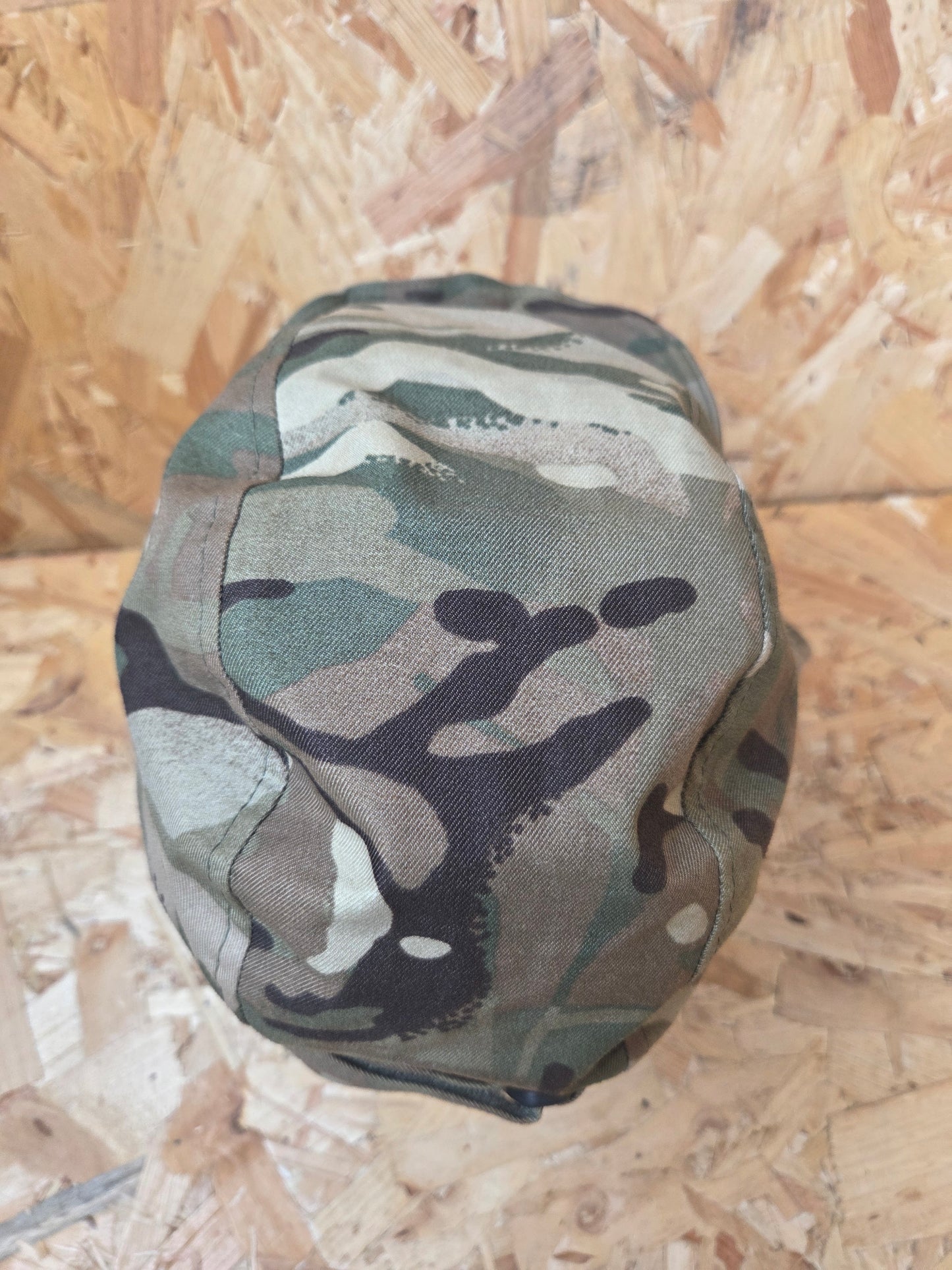 Genuine British Army MTP MVP Cold Weather Camouflage Trapper Style Cap Insulated Thermal Patrol Winter Camo Hat Black Lined Ear Flap Fleece Hat