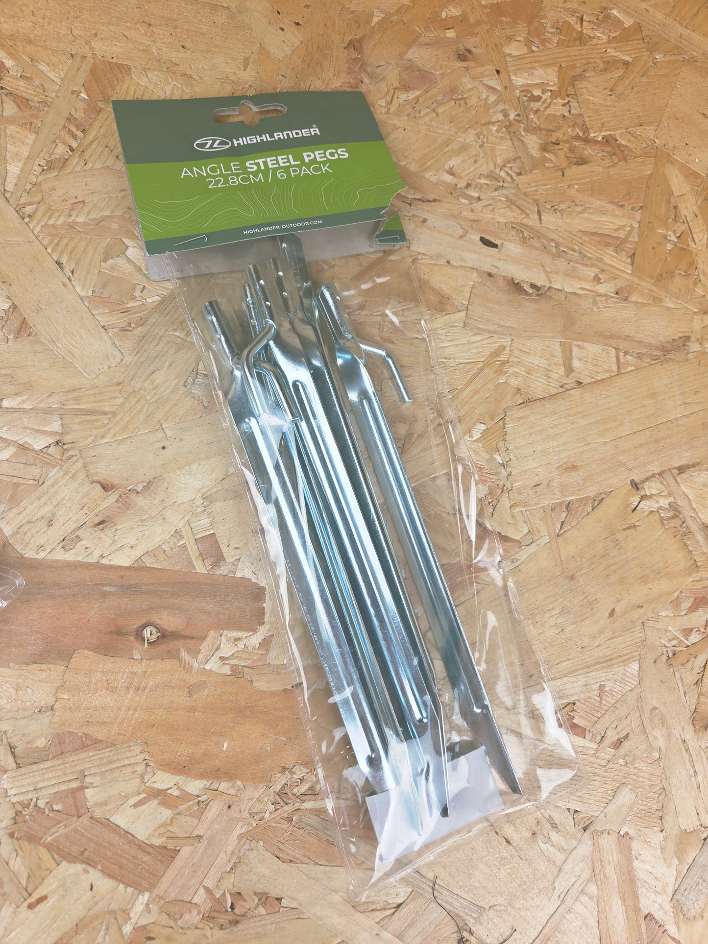 Tent Pegs Pack of 6 Basha Bivi Tarp Camping Equipment Ground Steel Stakes