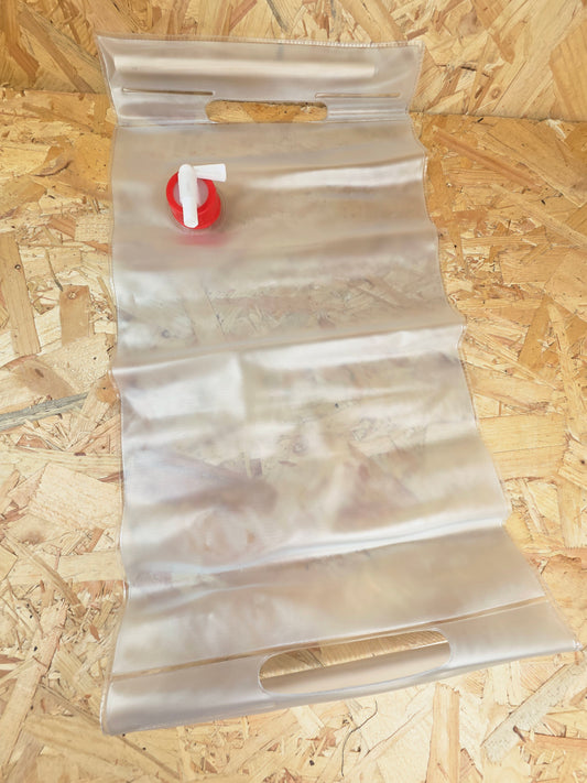 Roll Up Water Carrier 10 Litre Foldable Water Storage Bag Container Camping Caravan Hiking Fold Away
