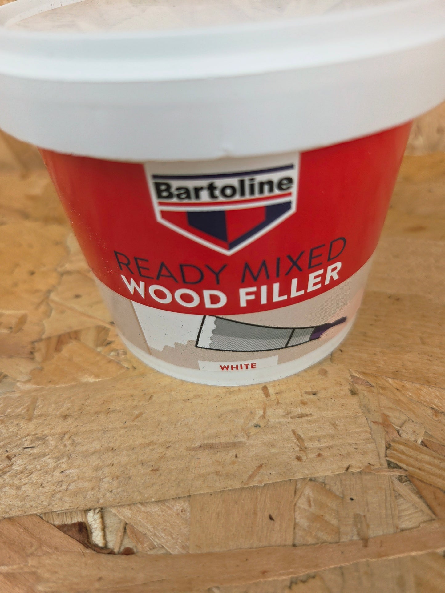 Ready Mixed Wood Filler Interior Exterior Repair Crack Hole Gaps White 500mg