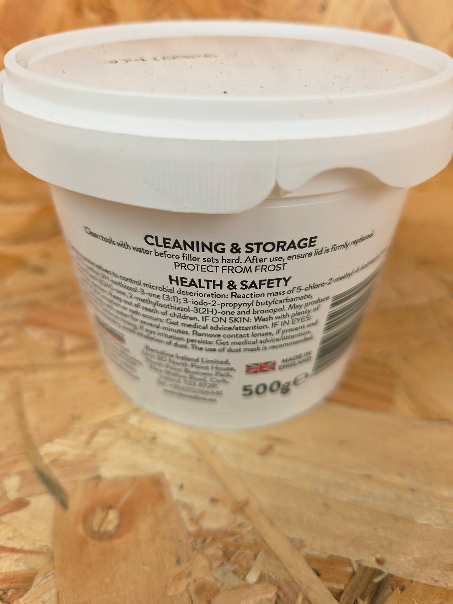 Ready Mixed Wood Filler Interior Exterior Repair Crack Hole Gaps White 500mg