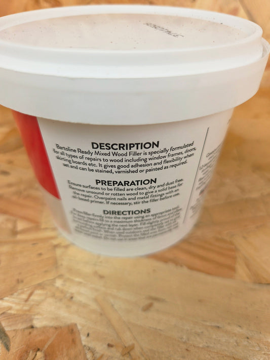 Ready Mixed Wood Filler Interior Exterior Repair Crack Hole Gaps White 500mg