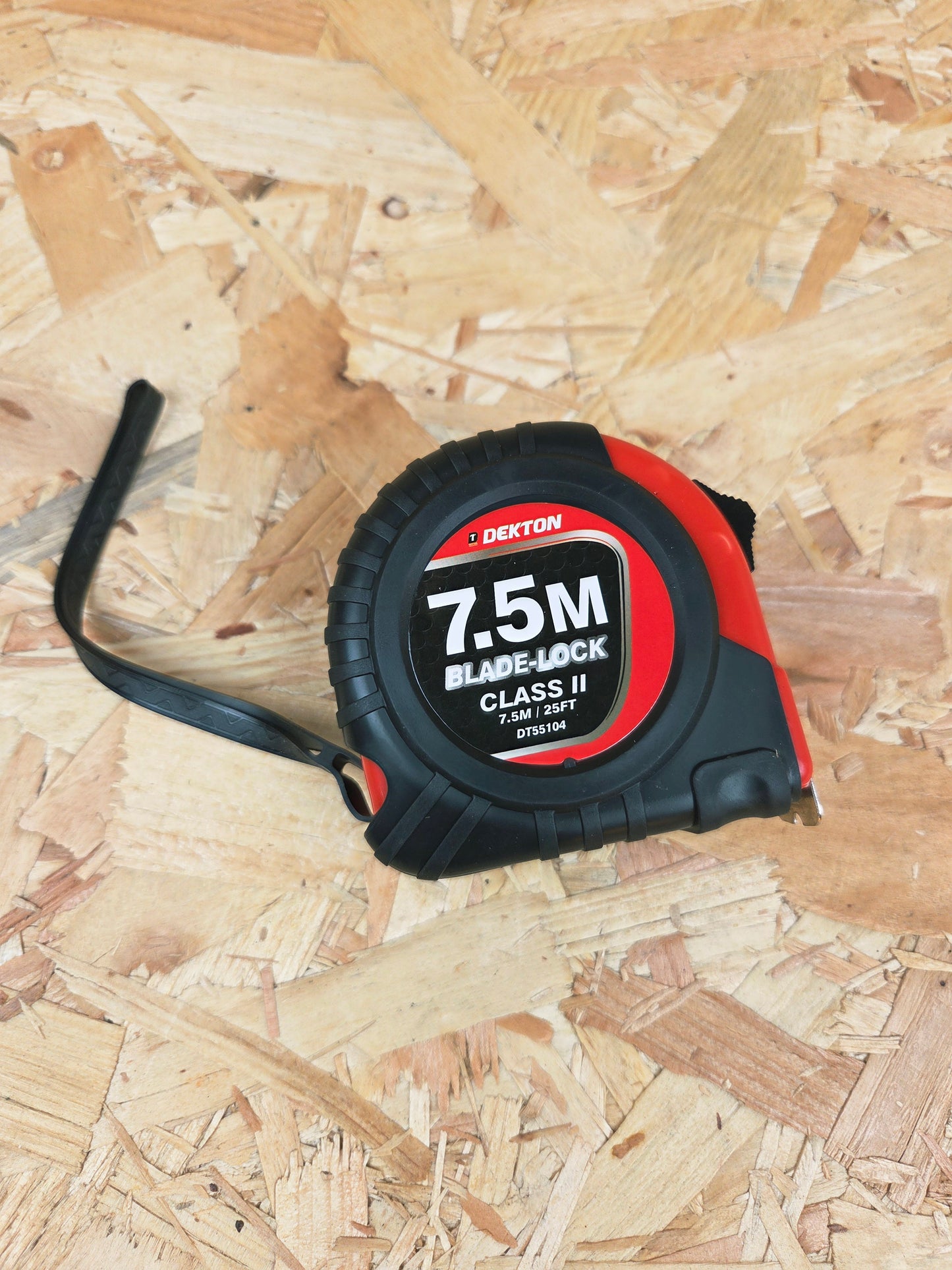 Hard Case Tape Measure 7M Blade-Lock Class 2 Anti-Slip Heavy Duty Belt Clip 25mm x 7.5 Meters