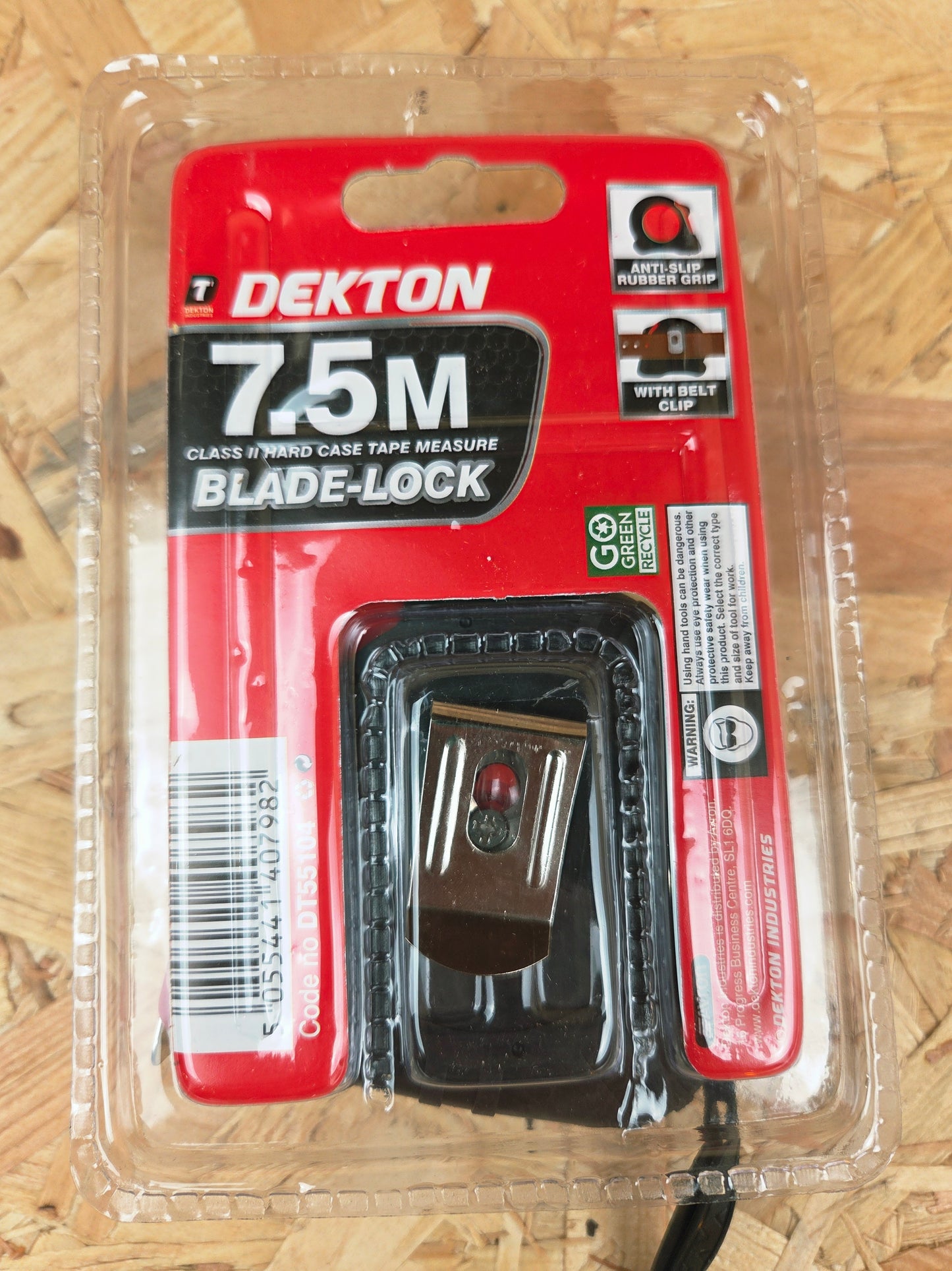 Hard Case Tape Measure 7M Blade-Lock Class 2 Anti-Slip Heavy Duty Belt Clip 25mm x 7.5 Meters