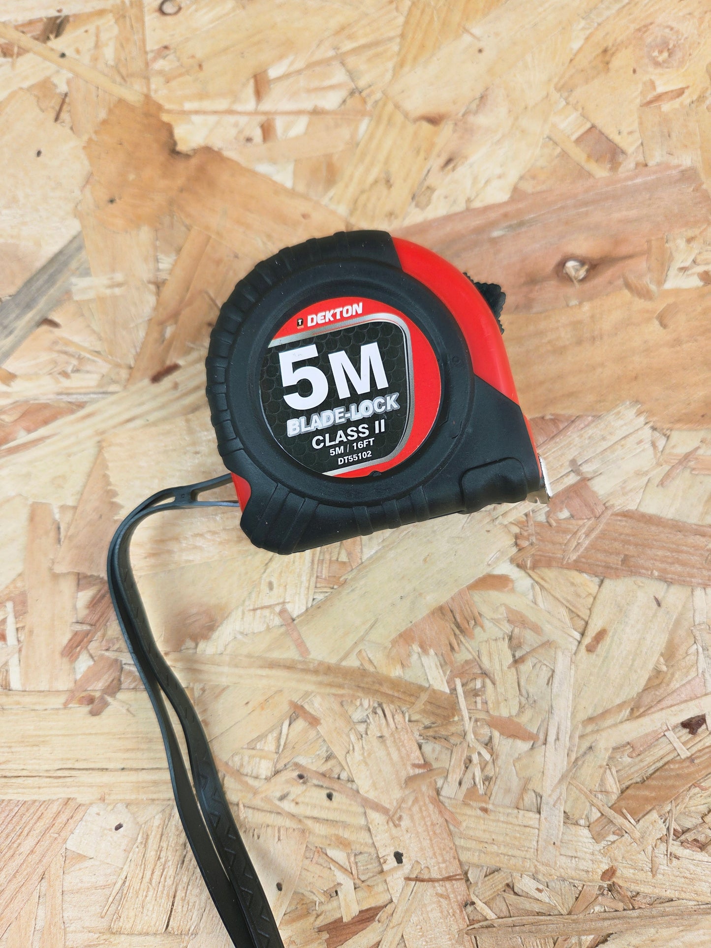 Hard Case Tape Measure 5M Blade-Lock Class 2 Anti-Slip Heavy Duty Belt Clip 19mm x 5 Meters