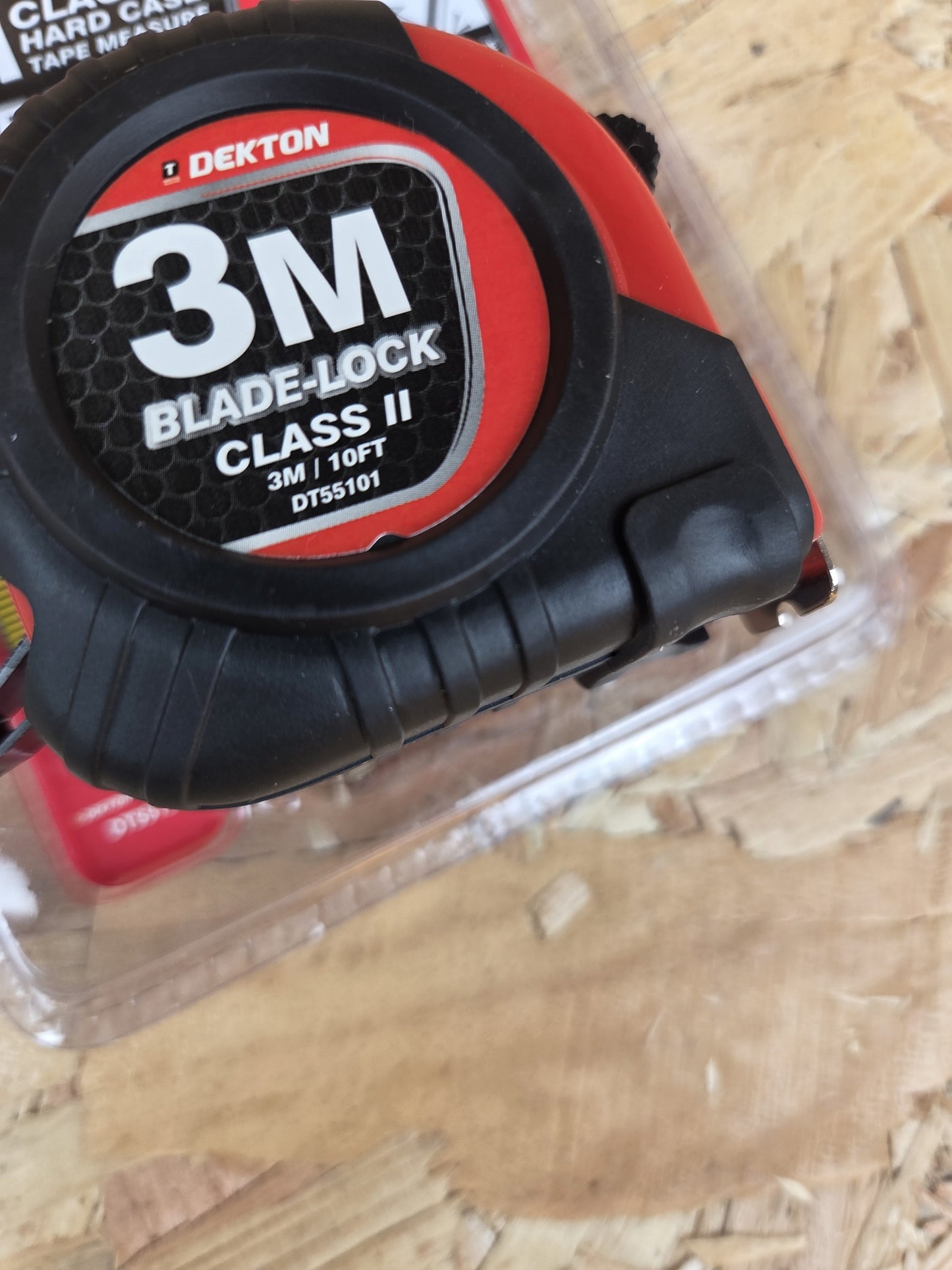 Hard Case Tape Measure 3M Blade-Lock Class 2 Anti-Slip Heavy Duty Belt Clip 19mm x 3 Meters