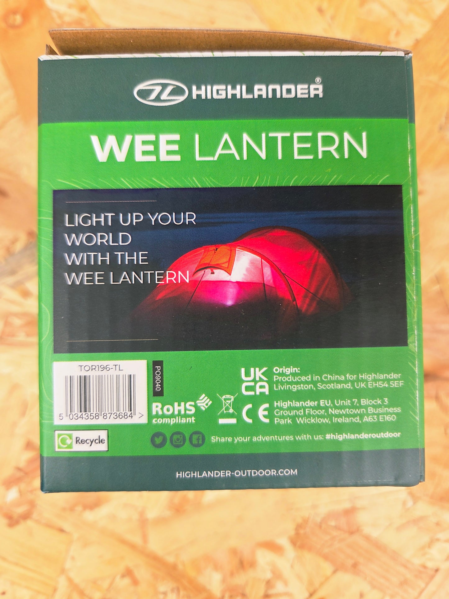 Wee Lantern Camping Small Light Glow Caravan Lamp LED Magnetic Fishing Festival