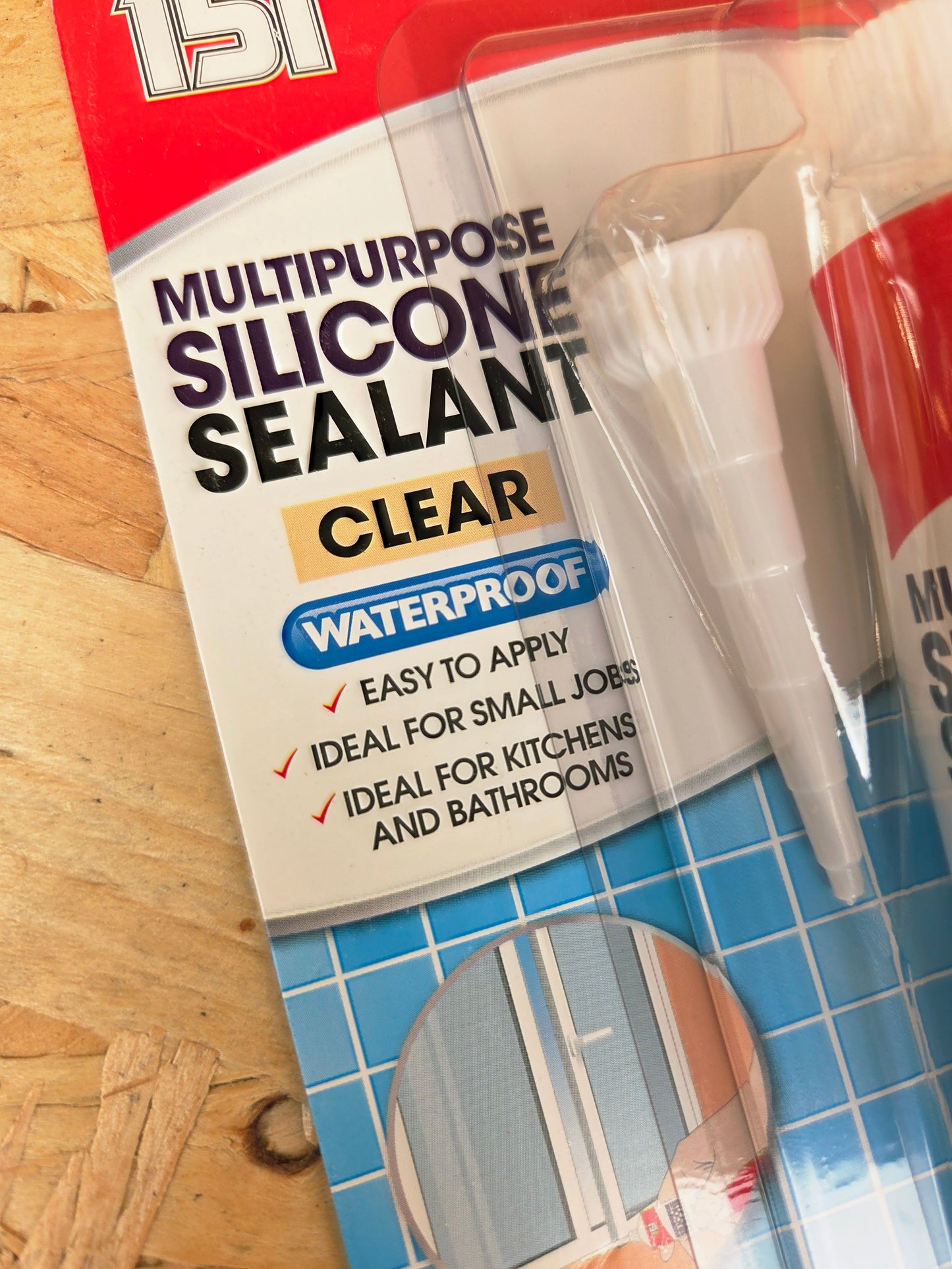 Multi Purpose Silicone Sealant Clear Waterproof Kitchen Bathroom Sealer Repairs 70g