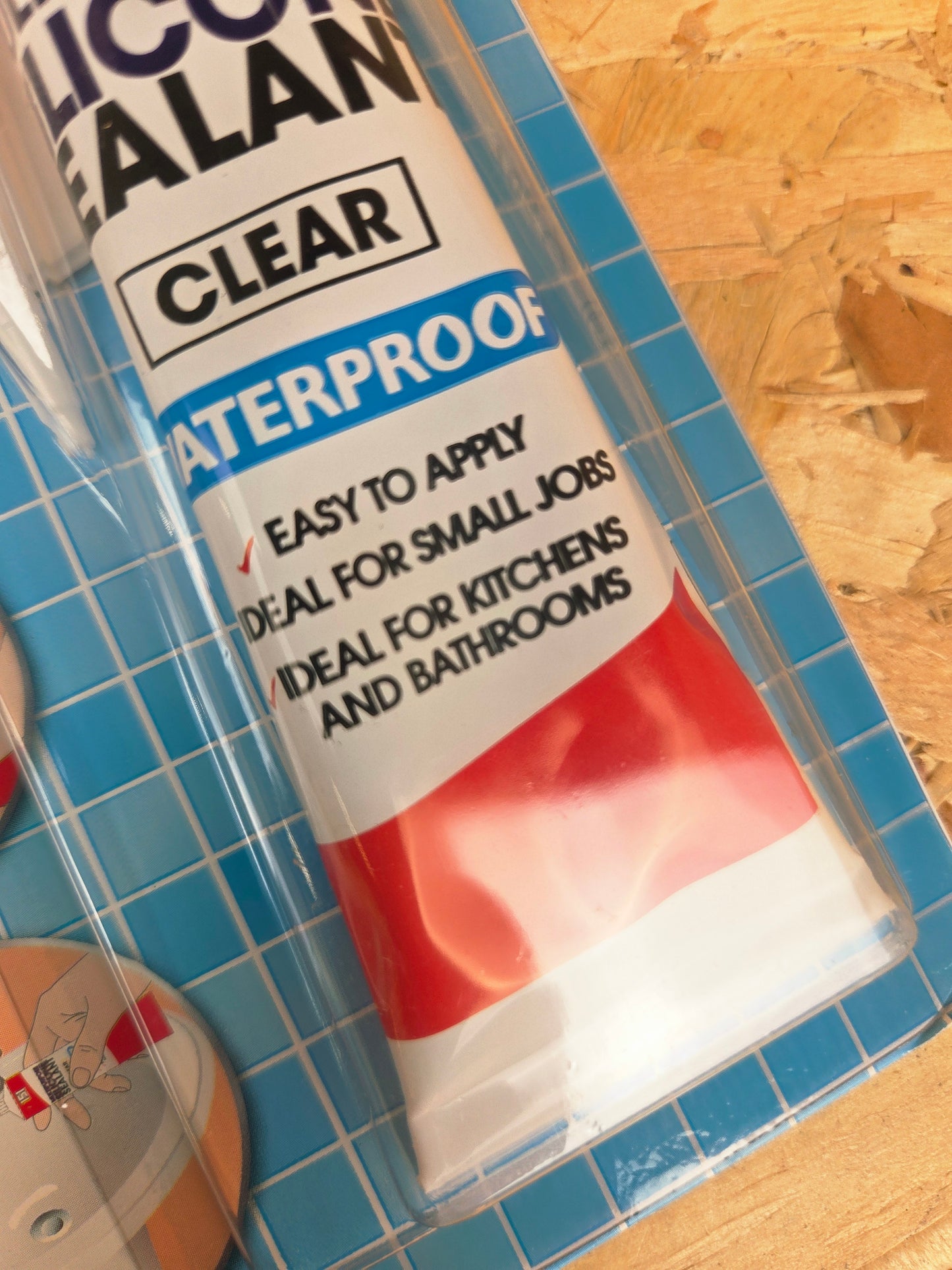 Multi Purpose Silicone Sealant Clear Waterproof Kitchen Bathroom Sealer Repairs 70g