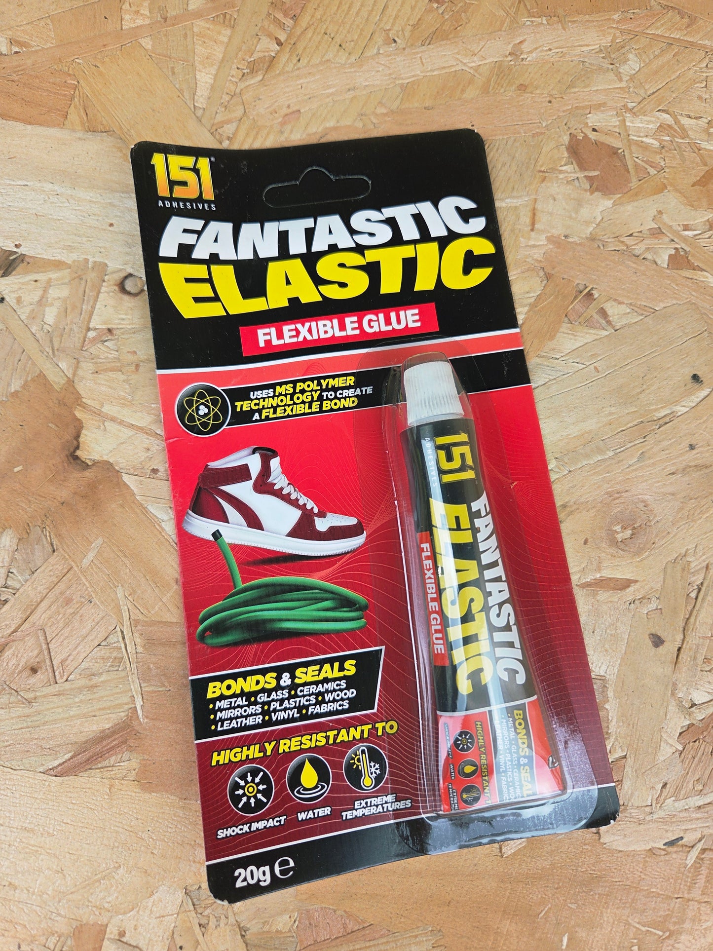 Flexible Glue Fast Bond Fantastic Elastic 151 Metal Glass Vinyl Wood Ceramics Rubber Shock Impact Water Resistant  Adhesive 20g (Copy)