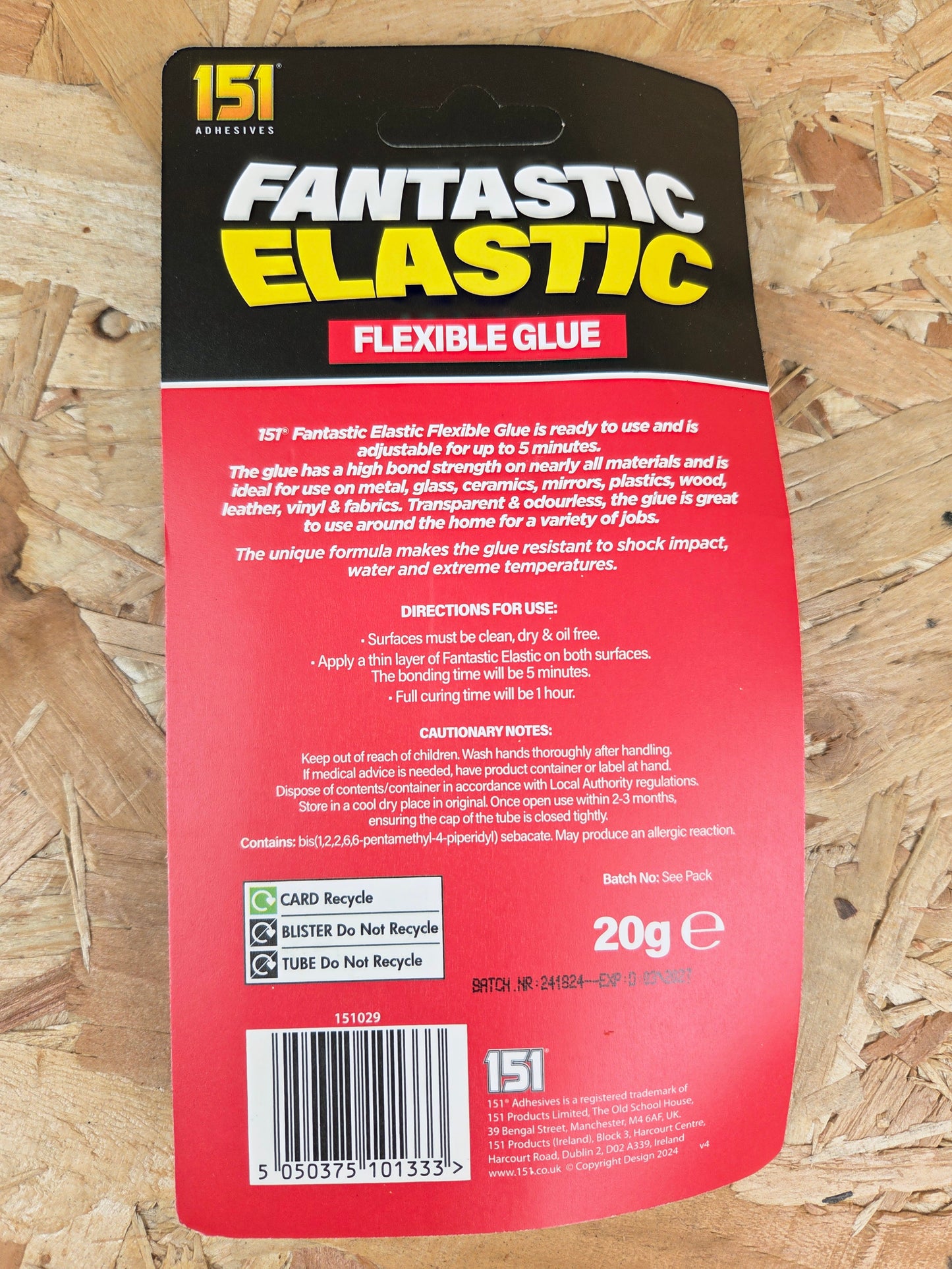 Flexible Glue Fast Bond Fantastic Elastic 151 Metal Glass Vinyl Wood Ceramics Rubber Shock Impact Water Resistant  Adhesive 20g (Copy)