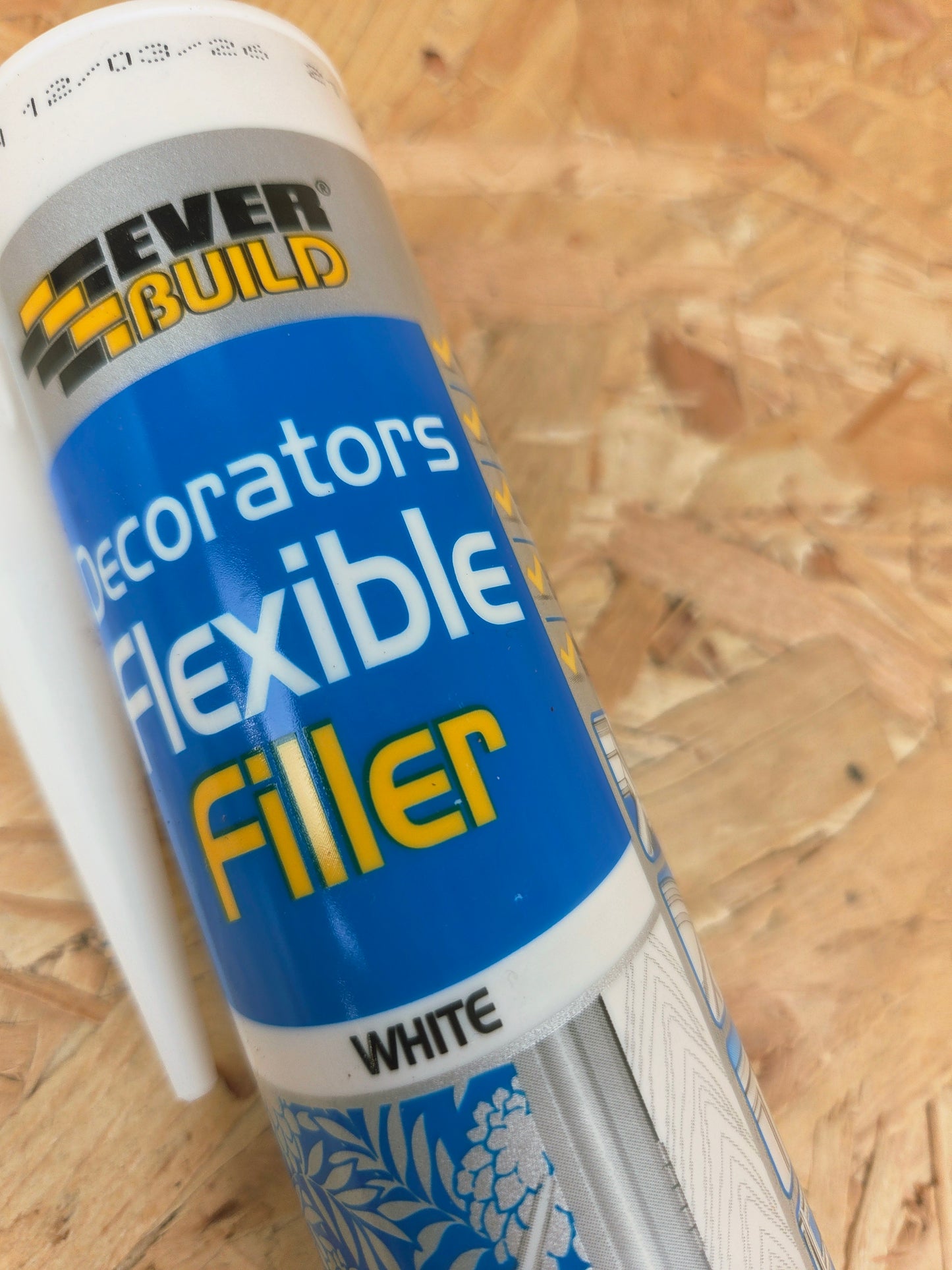 Decorators Flexible Filler Interior Repair Crack Hole Gaps Paintable Quick Drying White 290ml