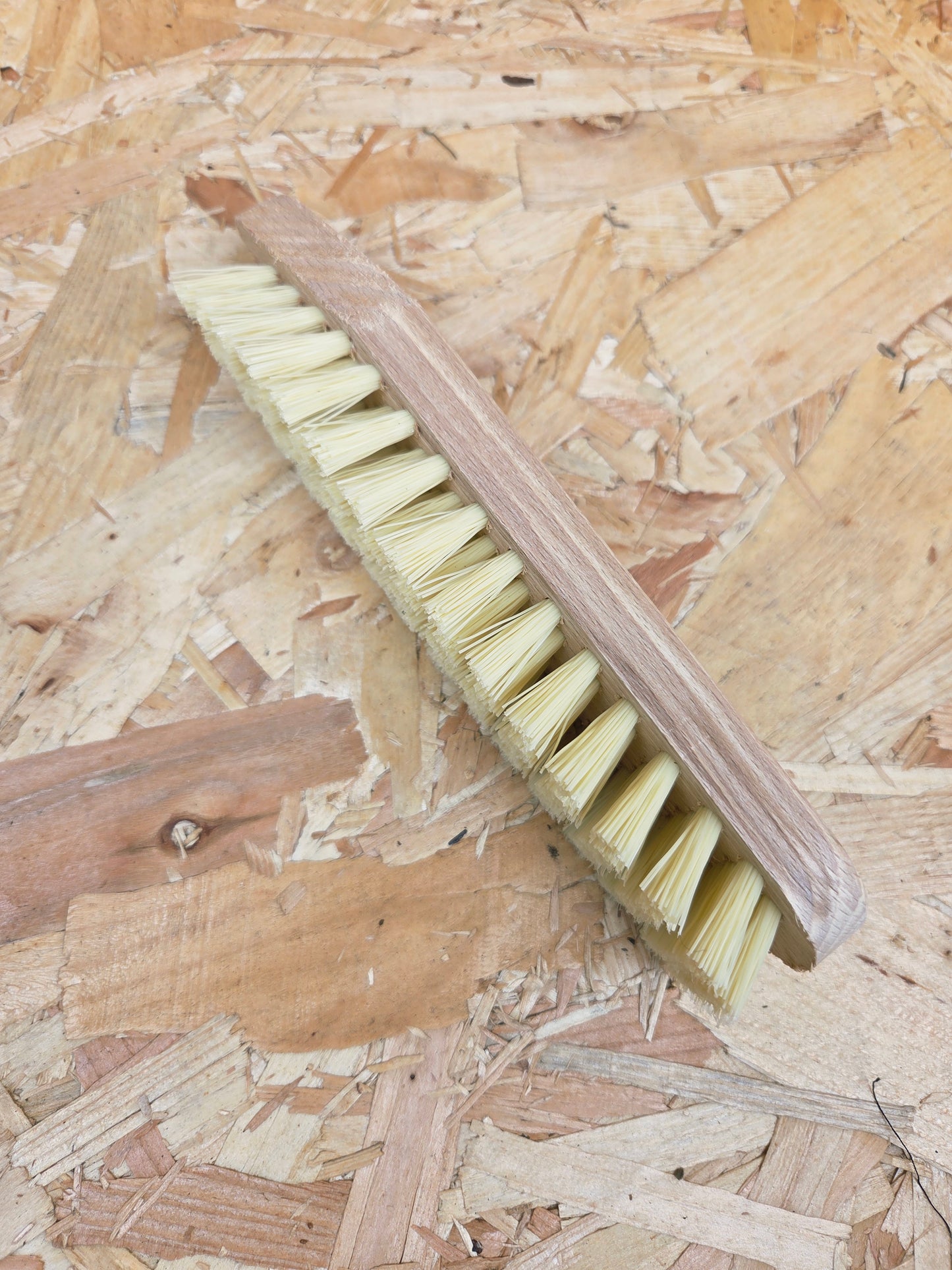 Wooden Iron Scrub Brush Natural Coconut Fibre Wooden Hand Scrubber Kitchen Utility Cleaning Heavy Duty Stiff Bristles Pots Pans 21cm