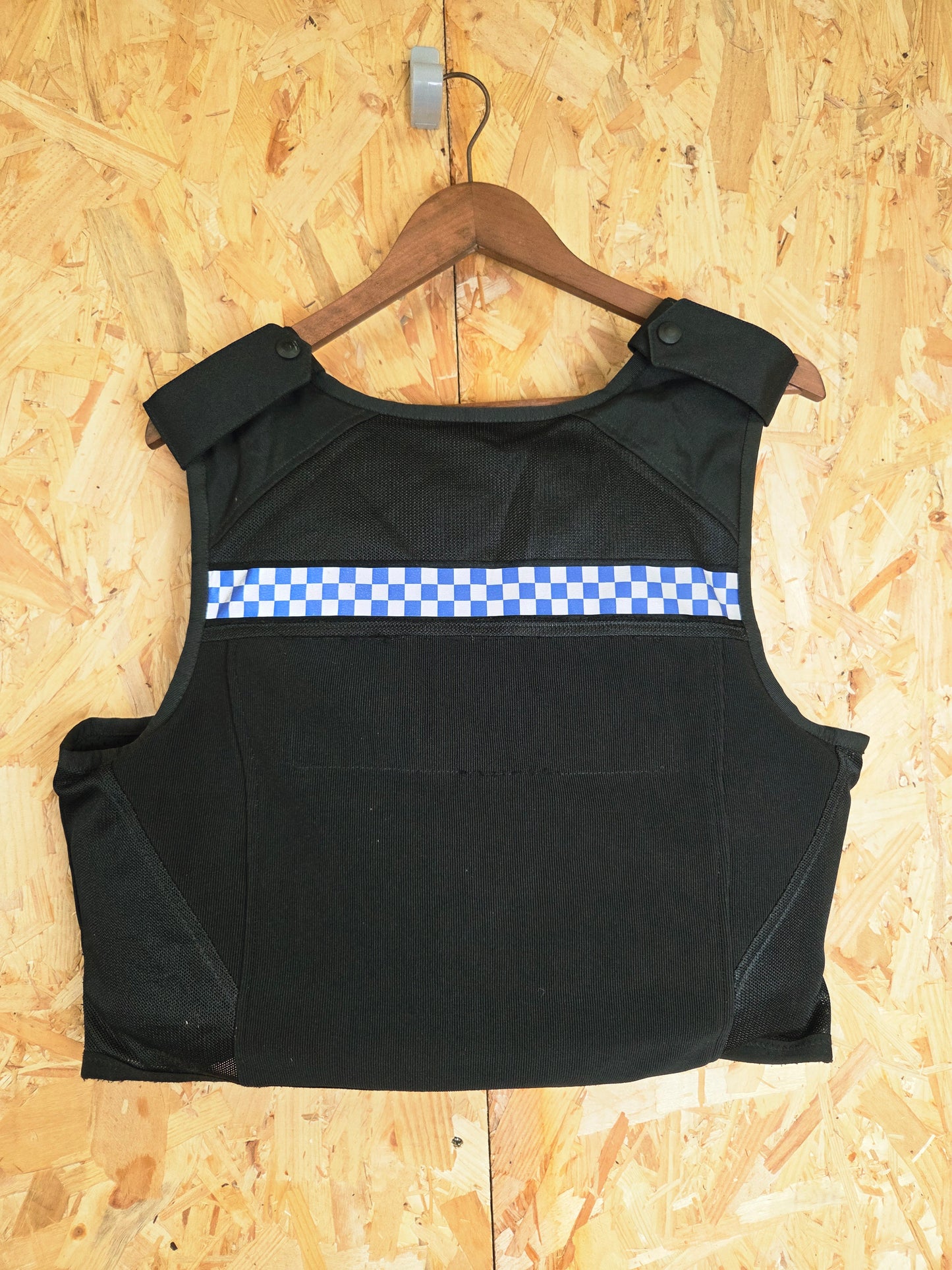 Genuine Police Hawk Cooneen Body Armour Cover Female NIJ Level 2 HG1 KR1 Covert Stab Vest Black with Check Carrier 36" Regular