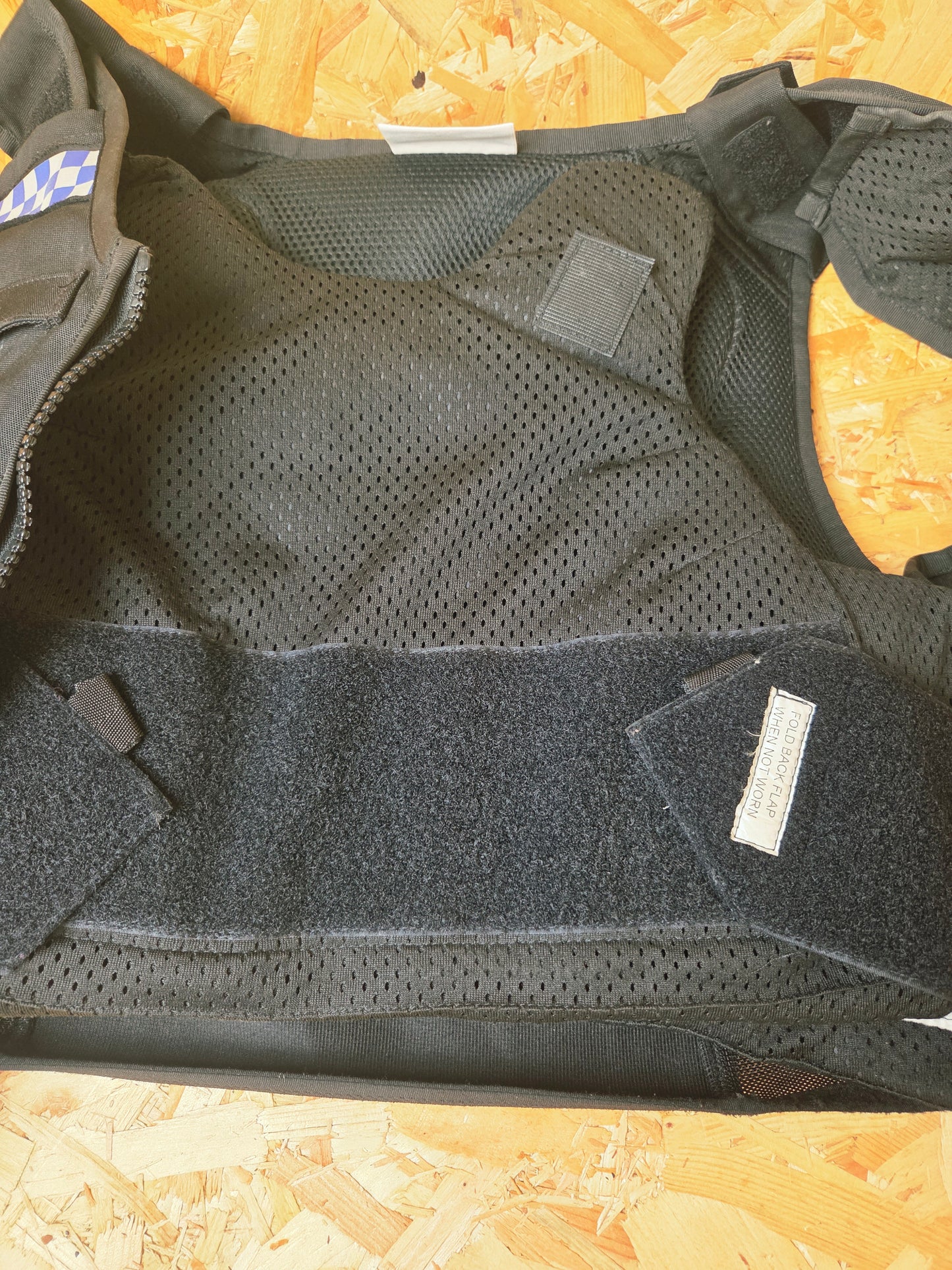 Genuine Police Hawk Cooneen Body Armour Cover Female NIJ Level 2 HG1 KR1 Covert Stab Vest Black with Check Carrier 36" Regular